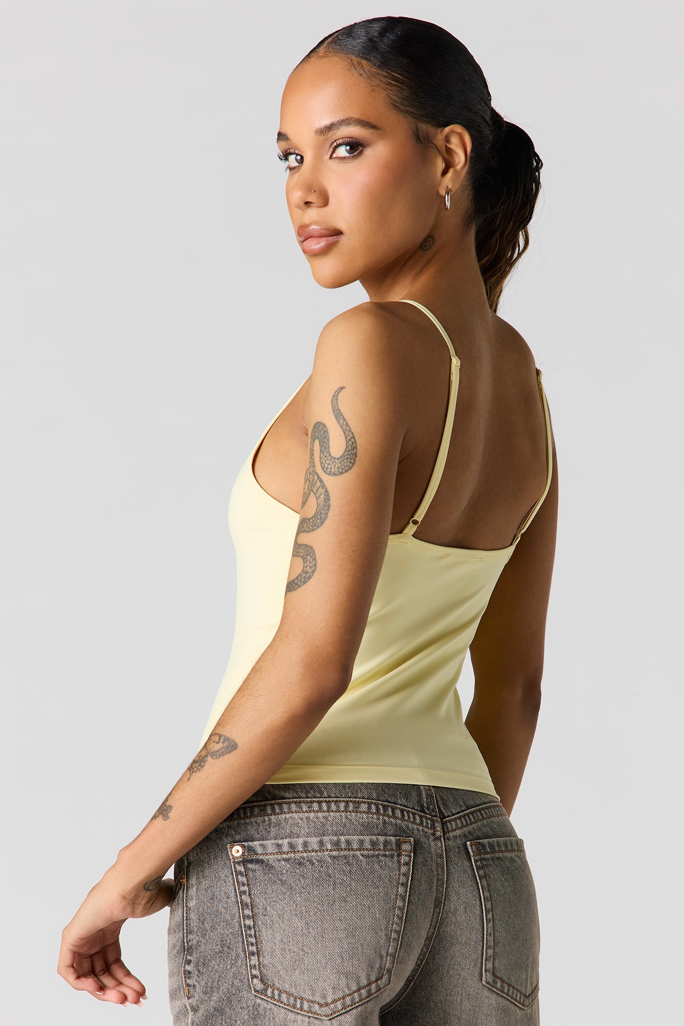 Luxe Heavy Contour V-Neck Cami