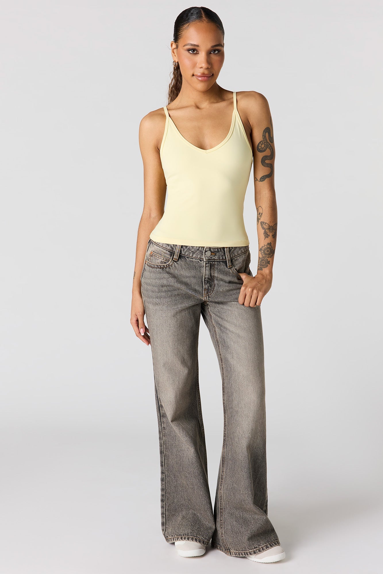 Luxe Heavy Contour V-Neck Cami