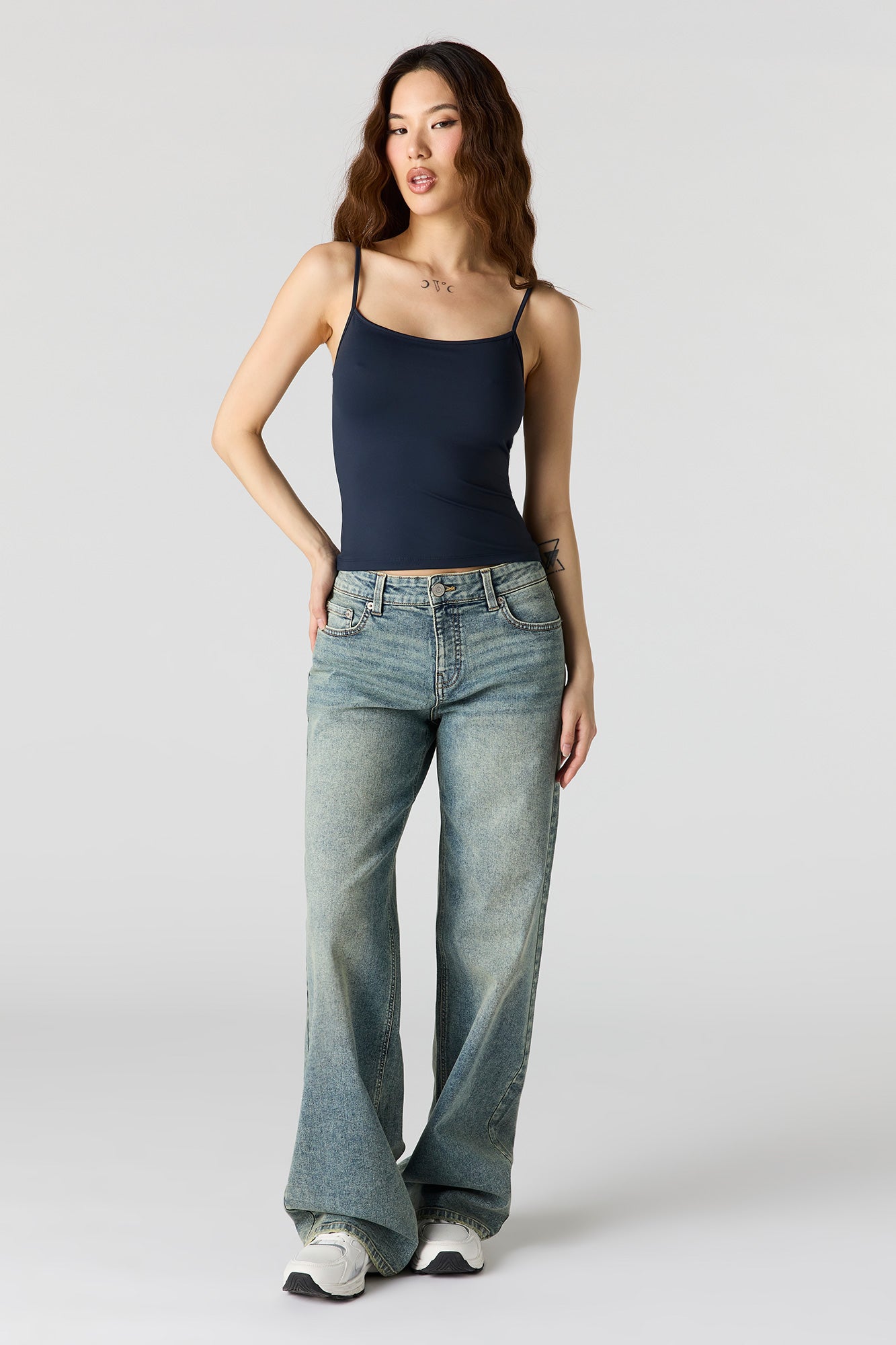 Luxe Heavy Contour Scoop Neck Cami