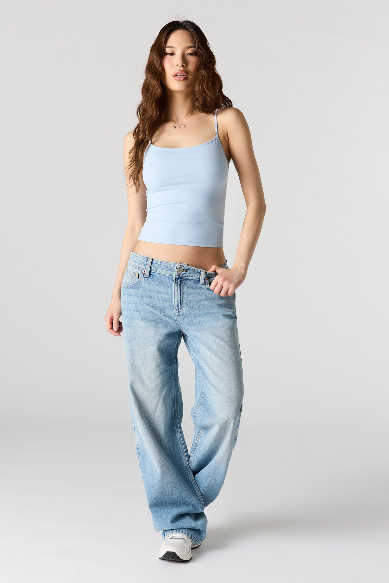 Luxe Heavy Contour Scoop Neck Cami