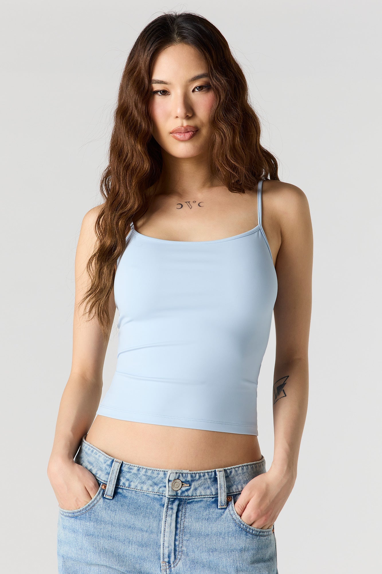 Luxe Heavy Contour Scoop Neck Cami