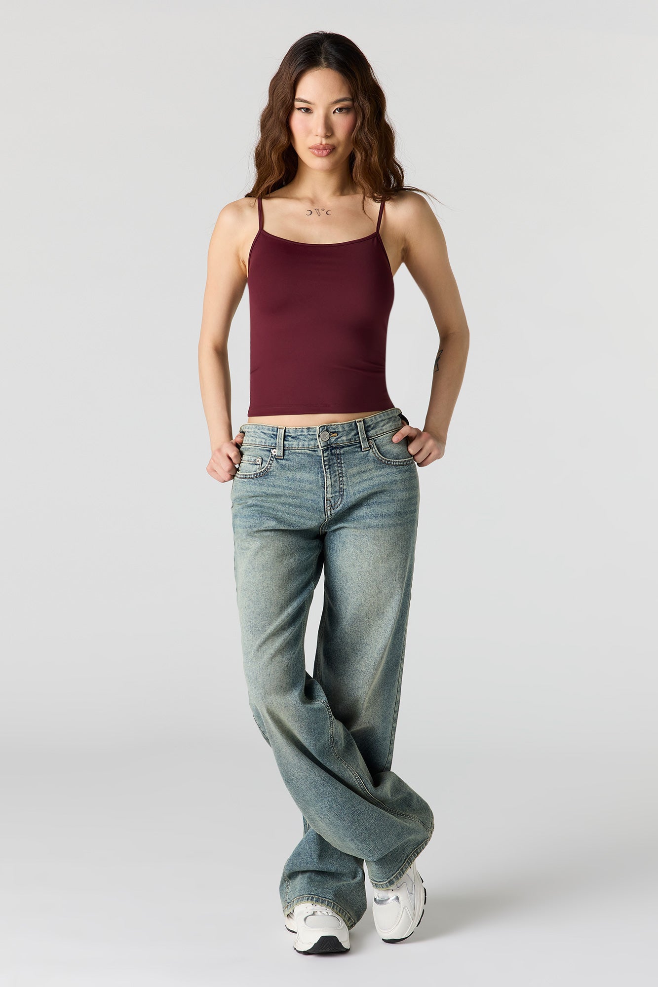 Luxe Heavy Contour Scoop Neck Cami
