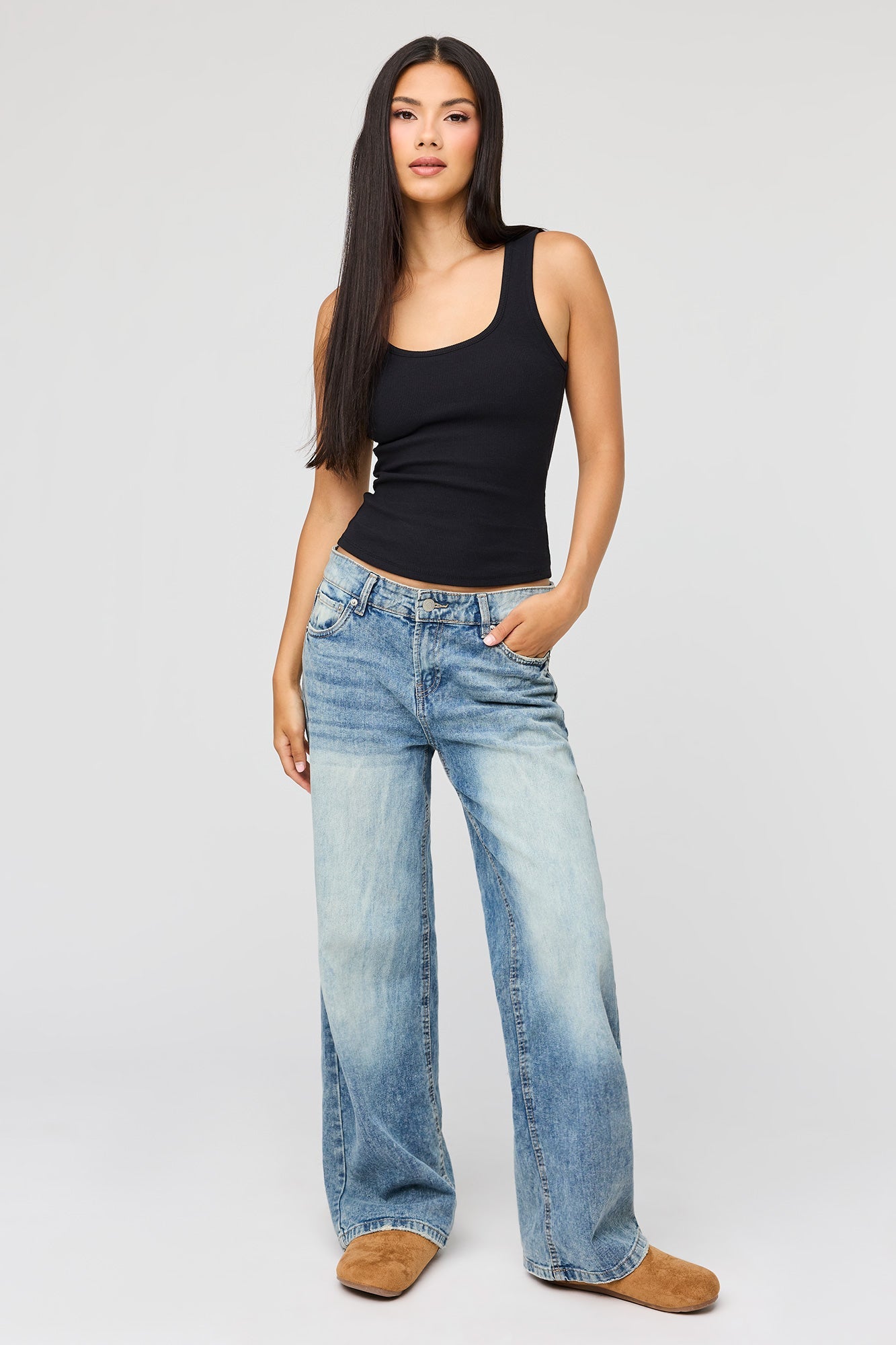 Braless Ribbed Tank
