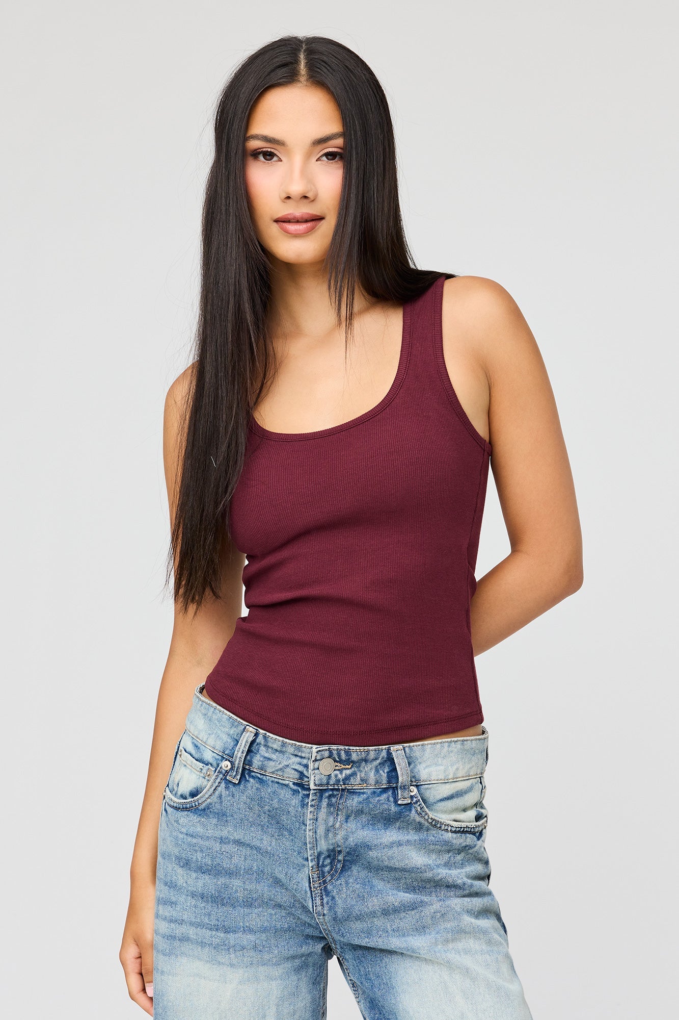 Braless Ribbed Tank