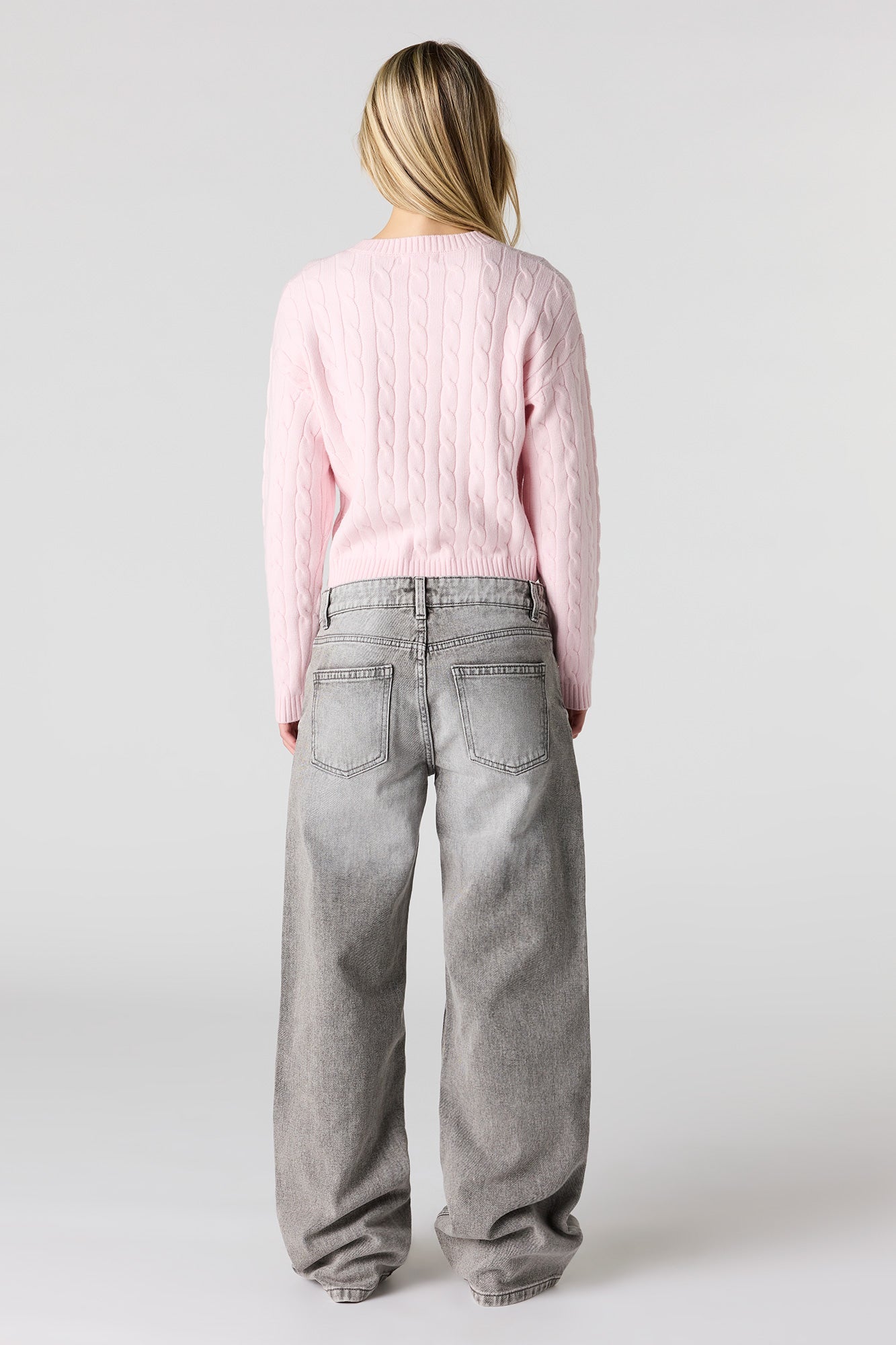 Brooklyn Low Rise Baggy Grey Jean
