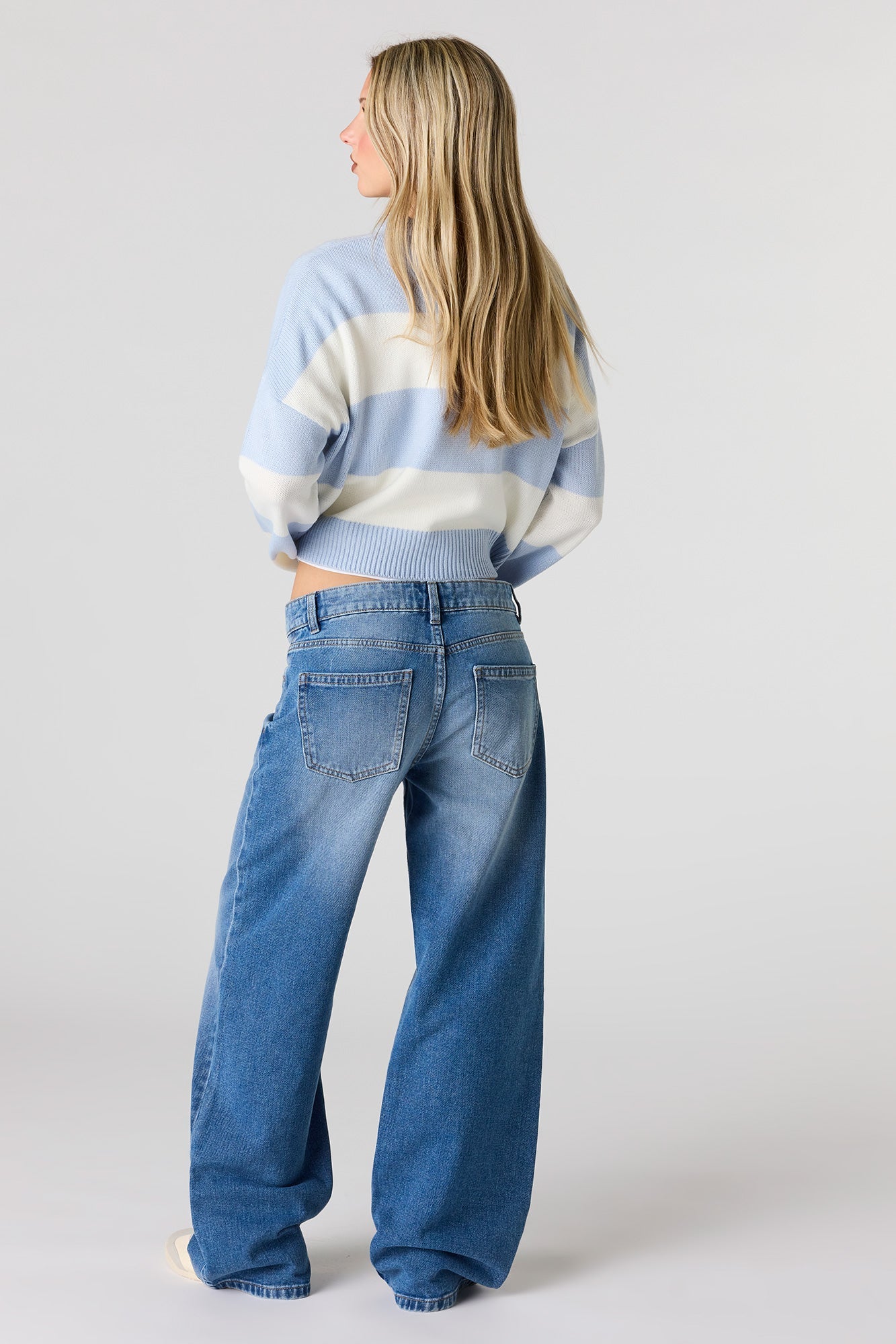Brooklyn Low Rise Baggy Dark Jean