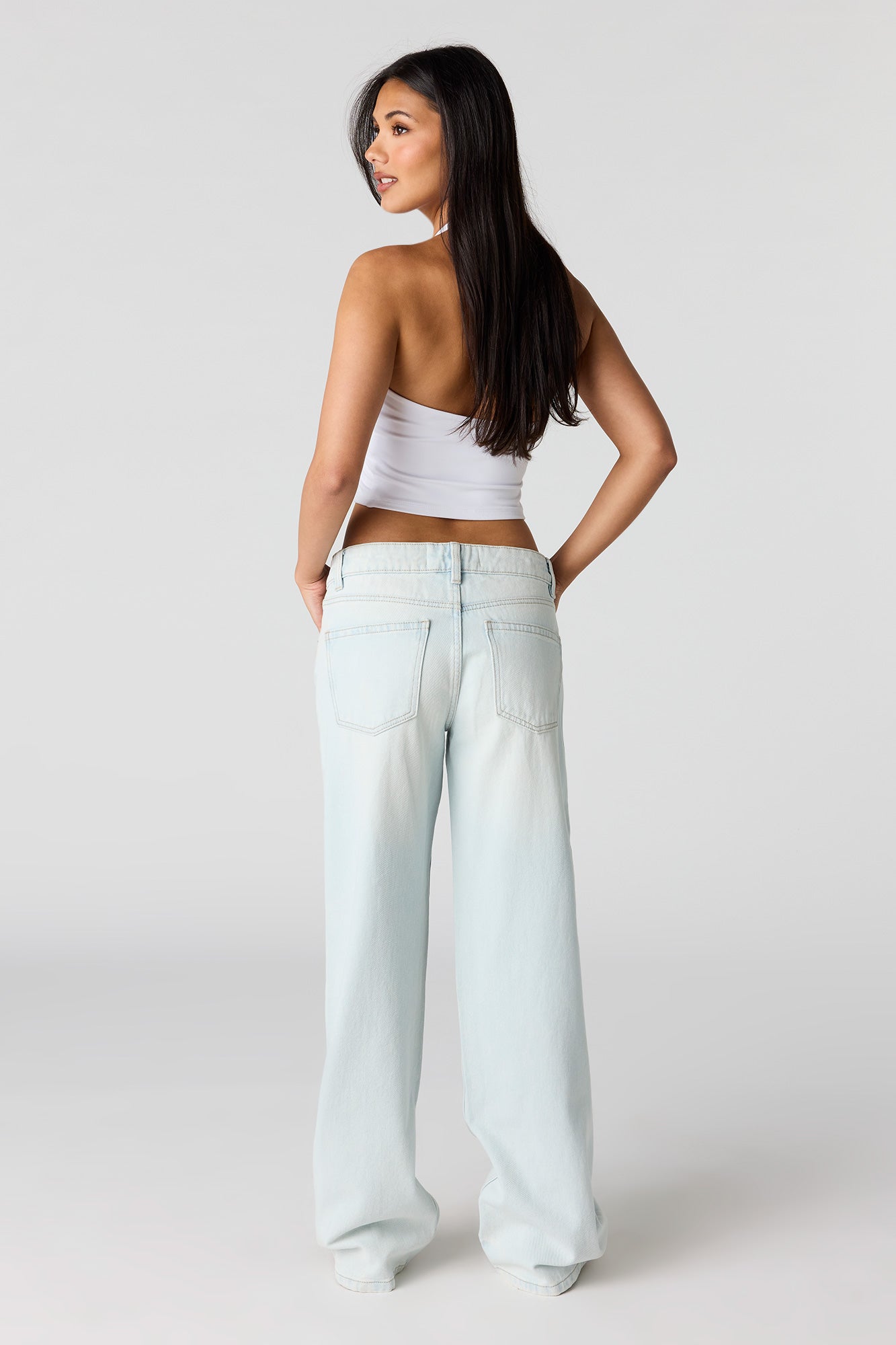 Brooklyn Low Rise Baggy Light Jean