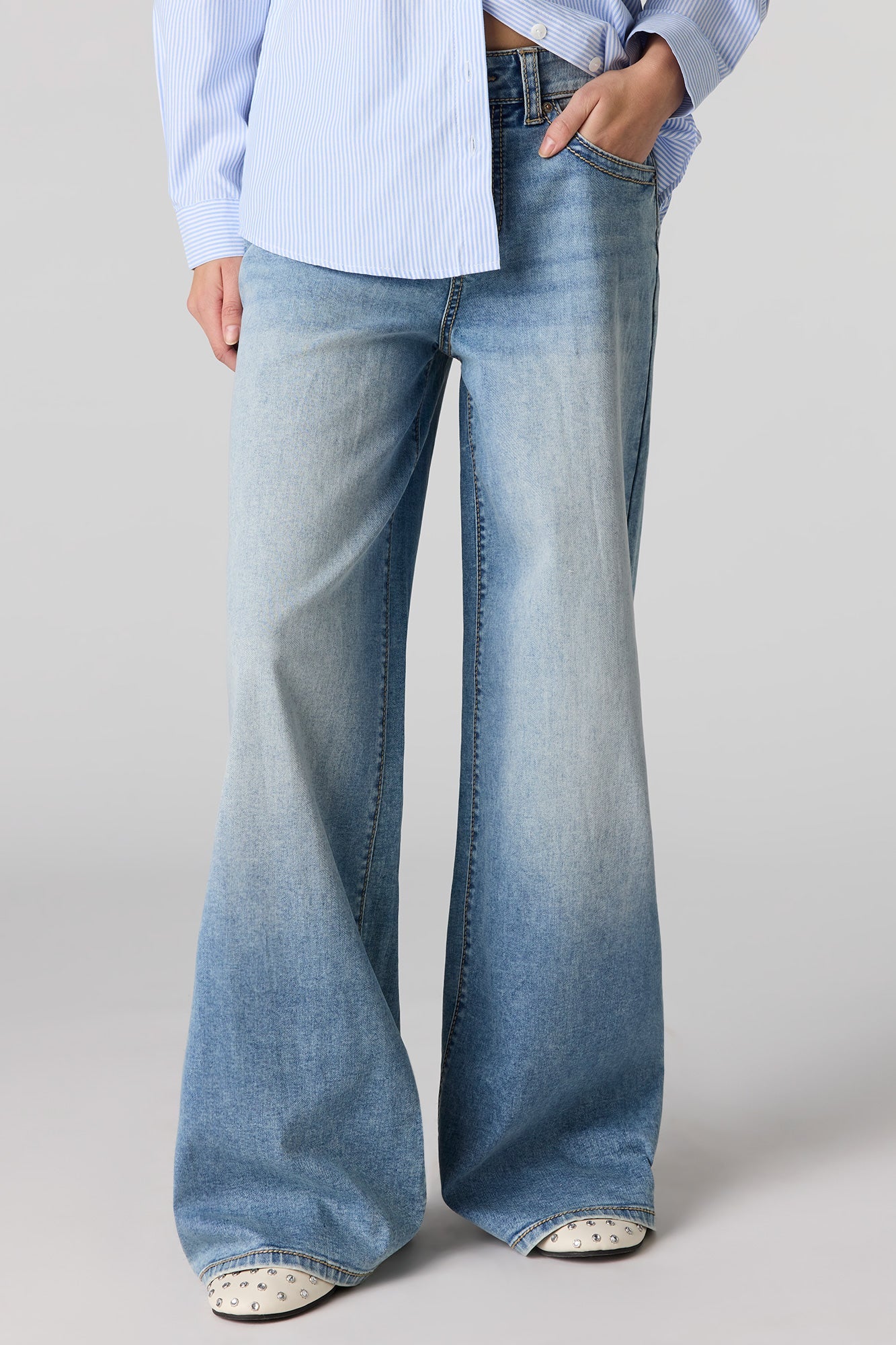 Soho Stretch Low Rise Super Baggy Medium Jean