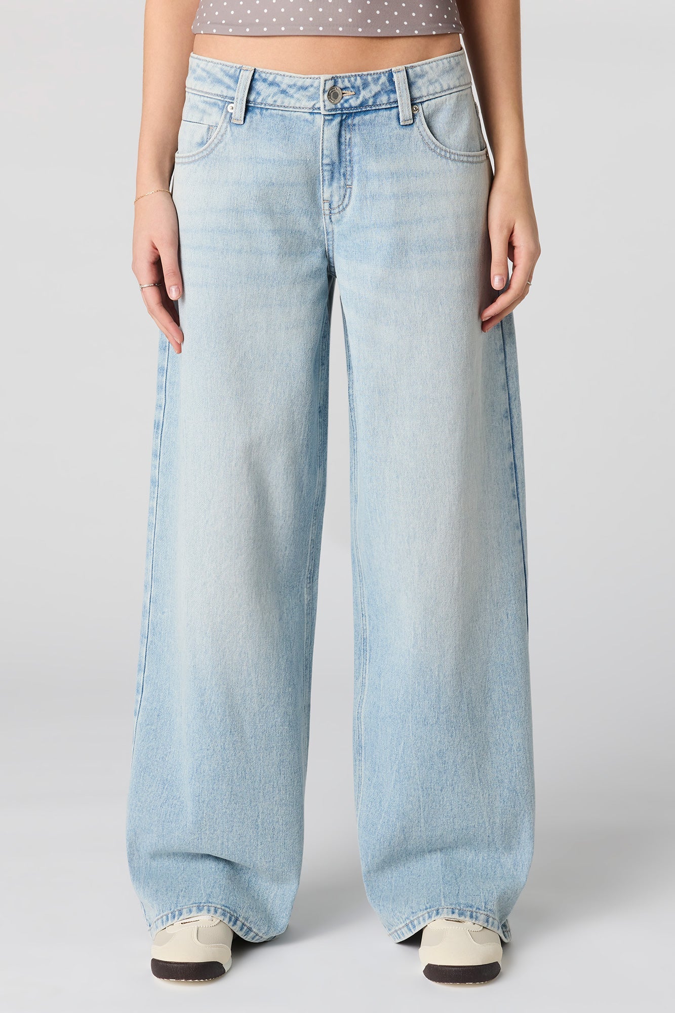London Low Rise Super Baggy Light Jean