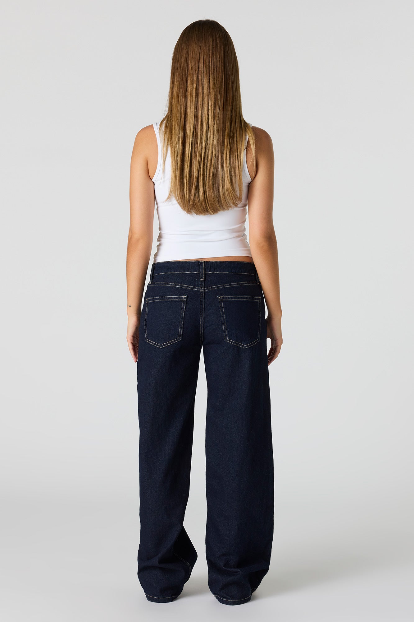 Brooklyn Low Rise Baggy Rinse Jean