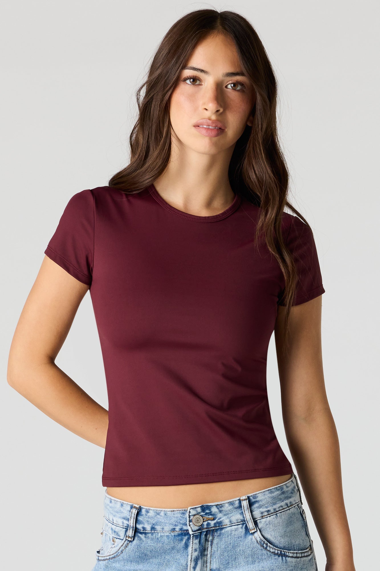 Luxe Heavy Contour Crew T-Shirt