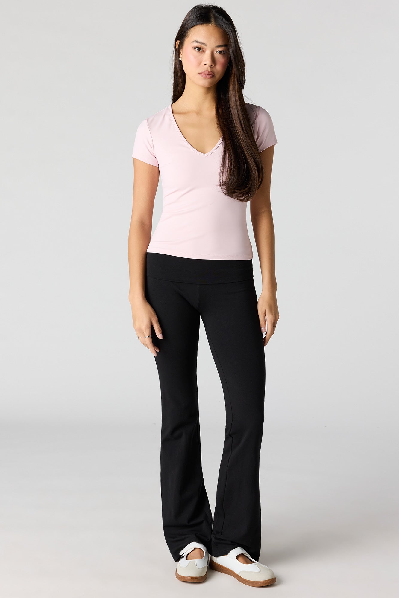 Luxe Heavy Contour V-Neck T-Shirt