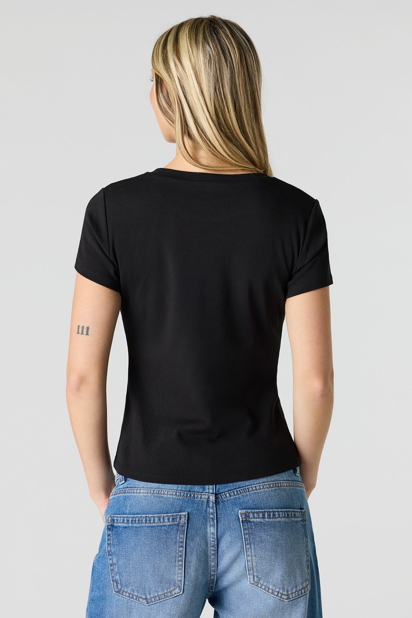 Striped Ribbed T-Shirt