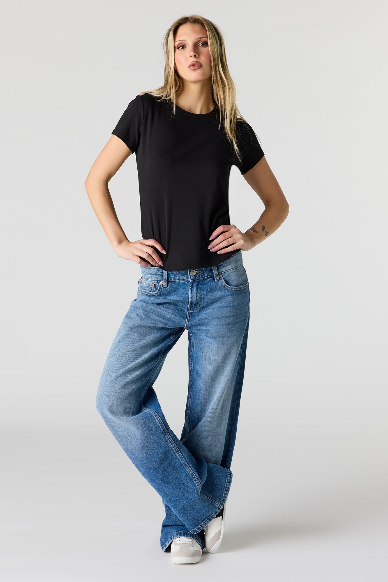 Striped Ribbed T-Shirt