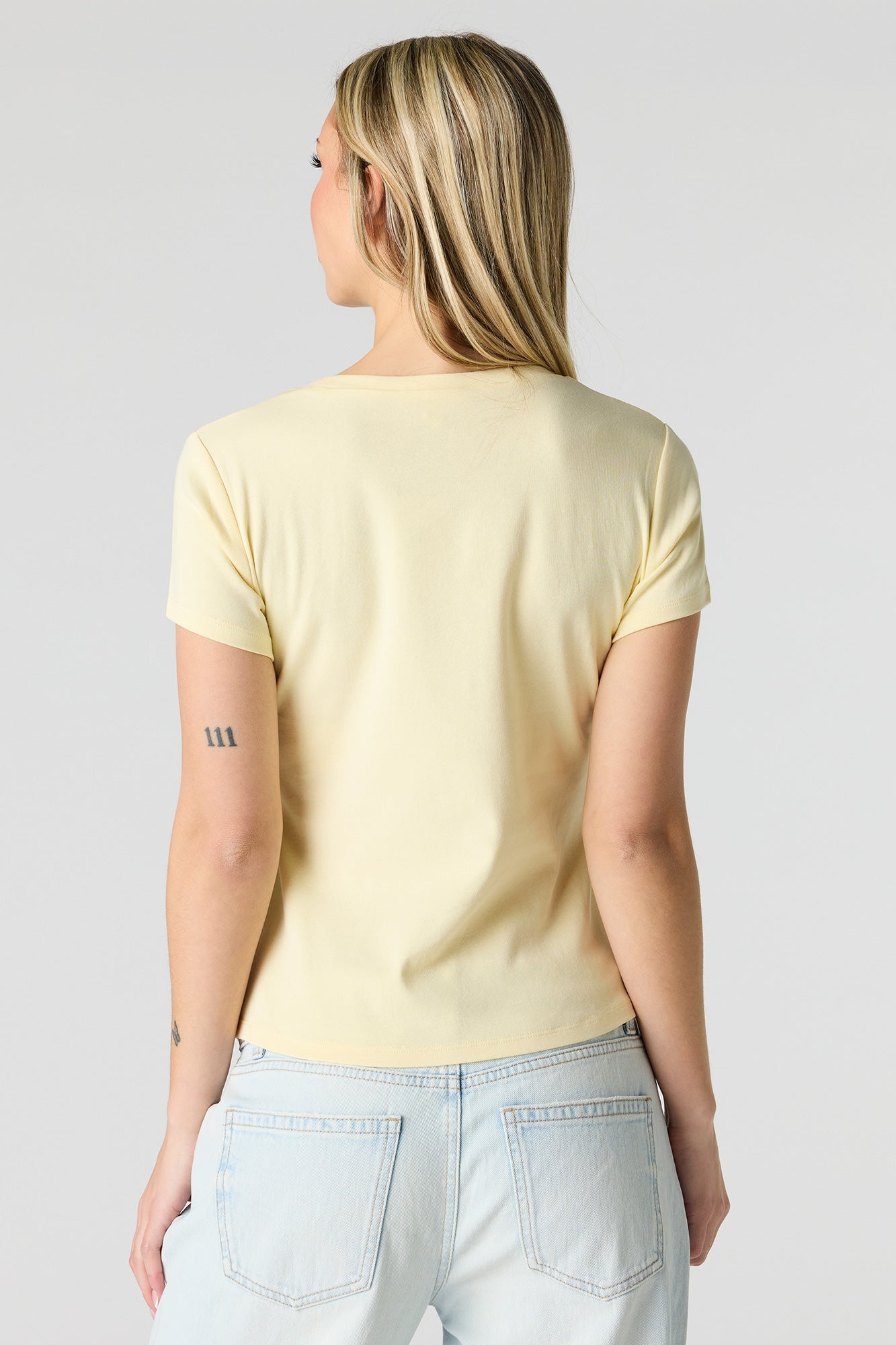 Striped Ribbed T-Shirt