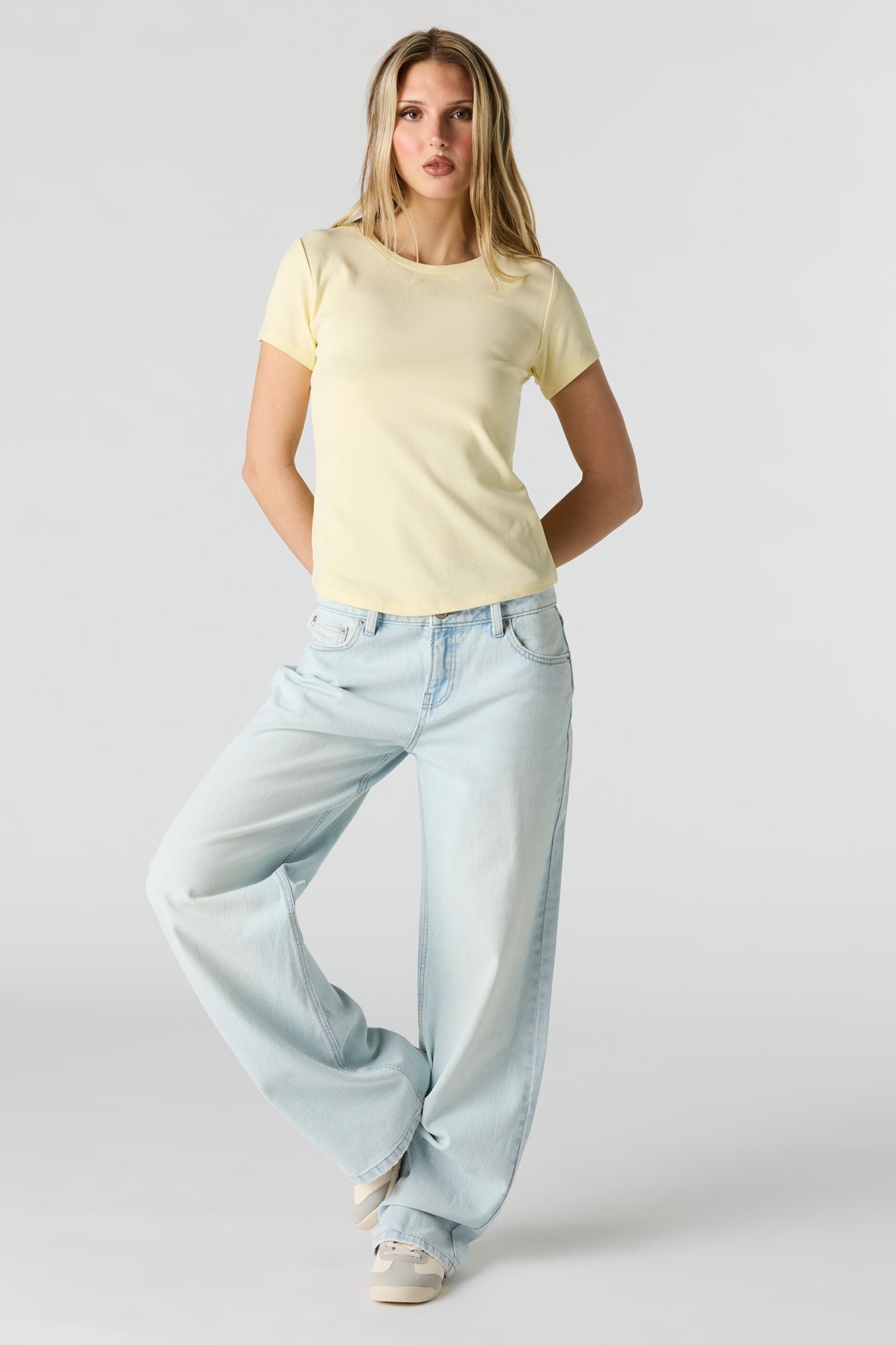 Striped Ribbed T-Shirt