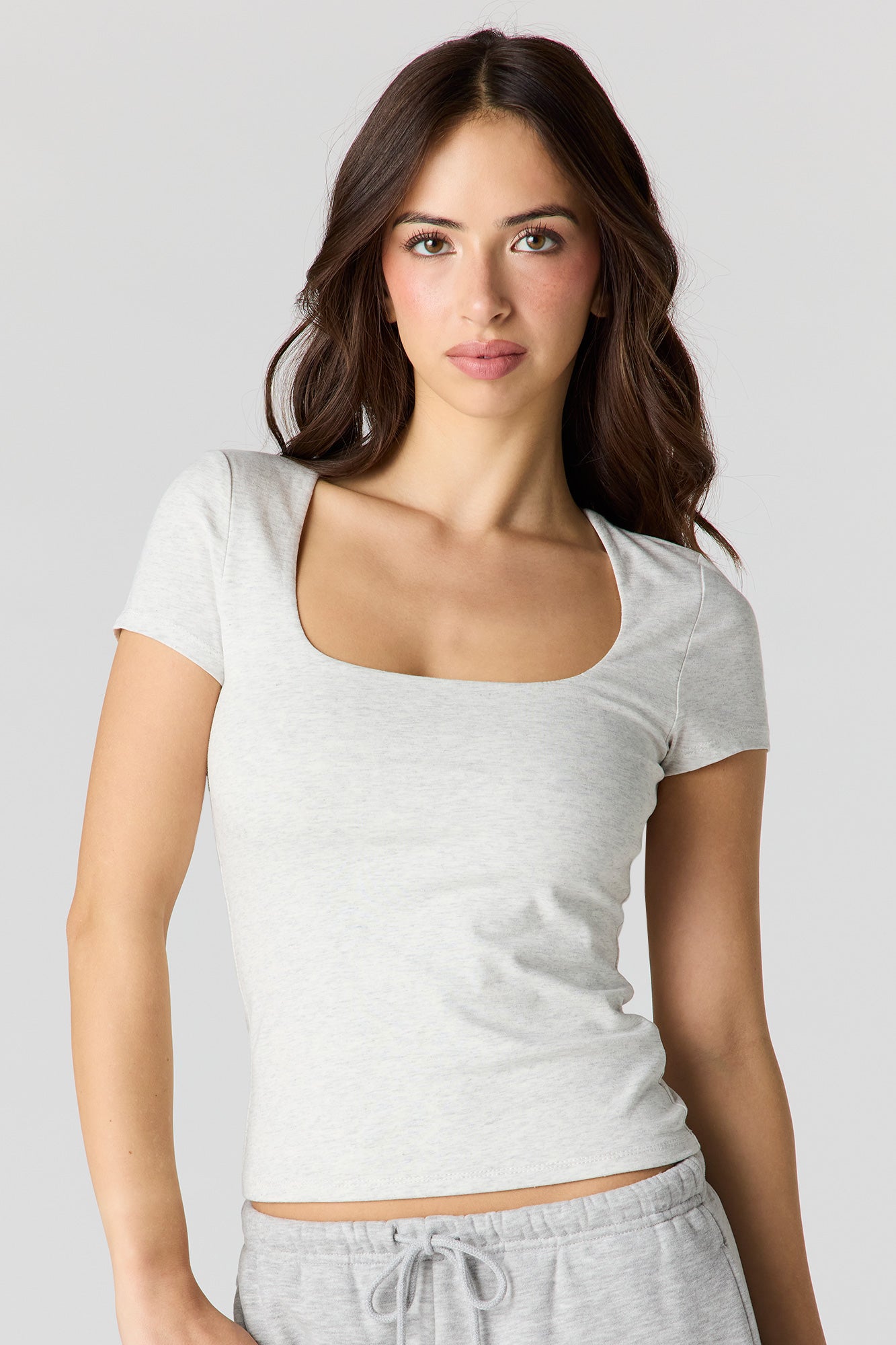 Soft Contour Classic Square Neck T-Shirt