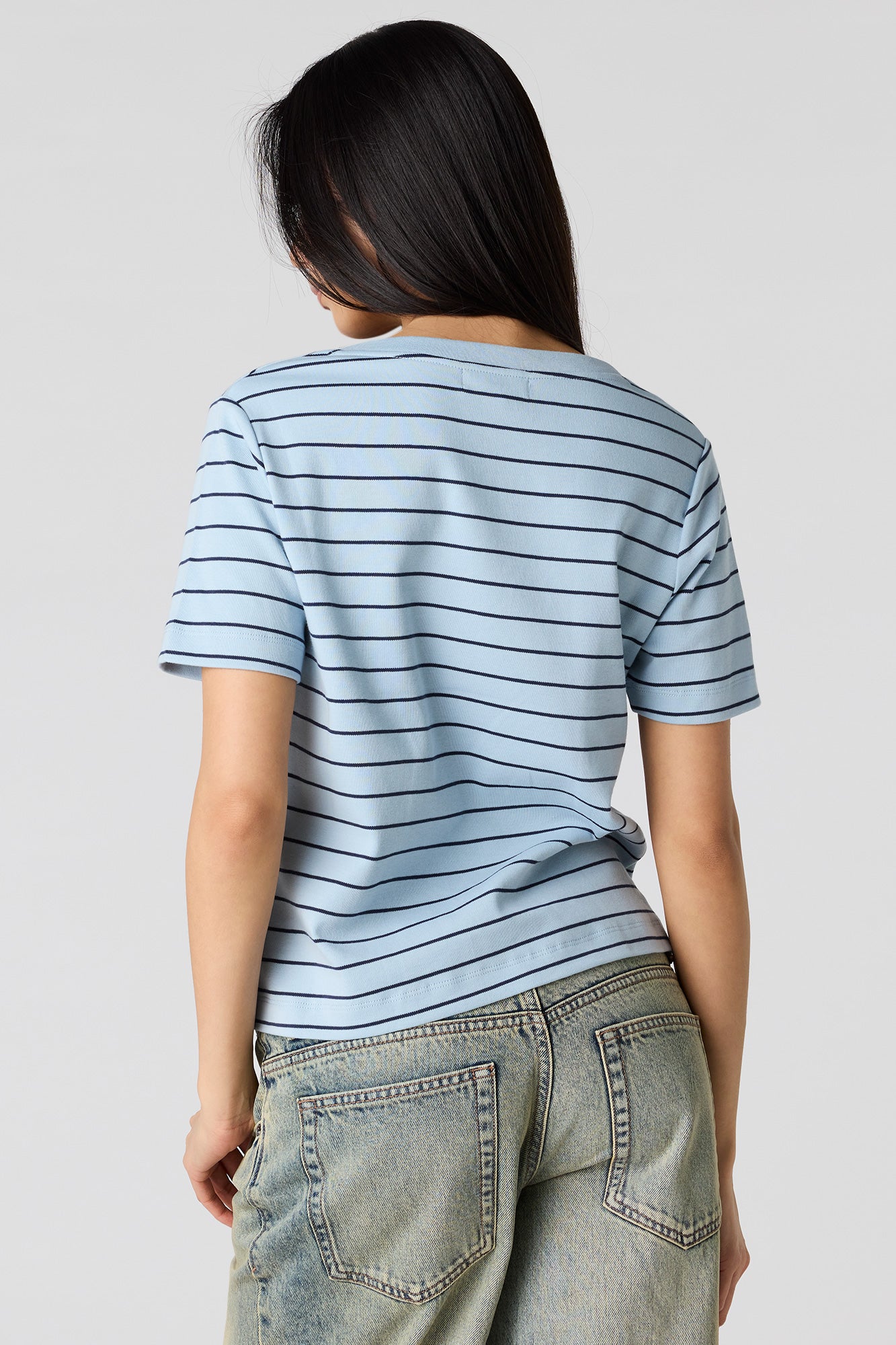 Luxe Heavy Cotton Boxy V-Neck T-Shirt