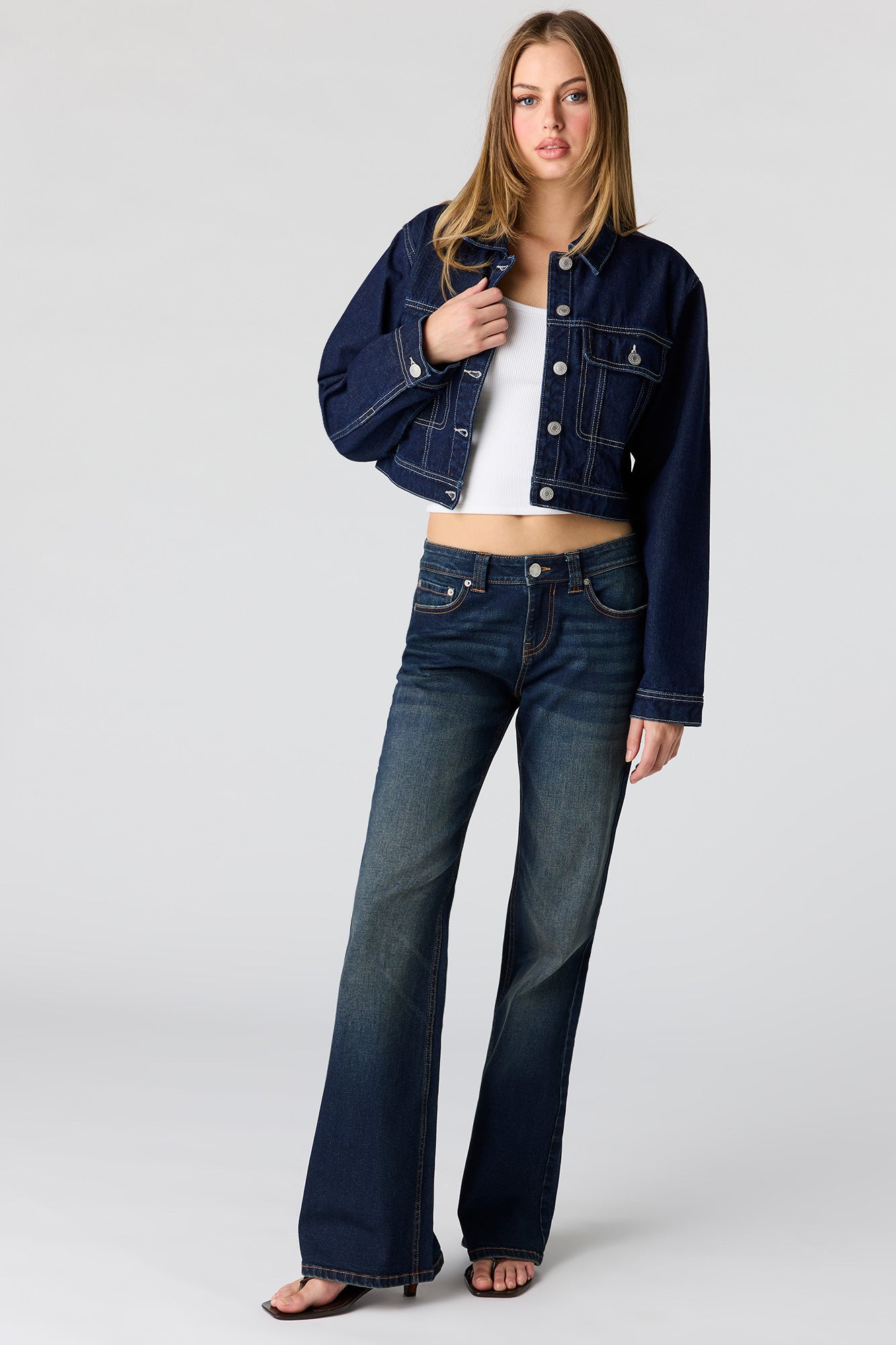 Cropped Denim Jacket