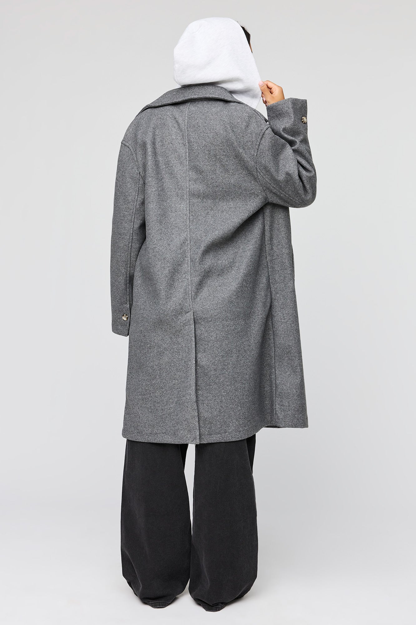 Faux Wool Coat