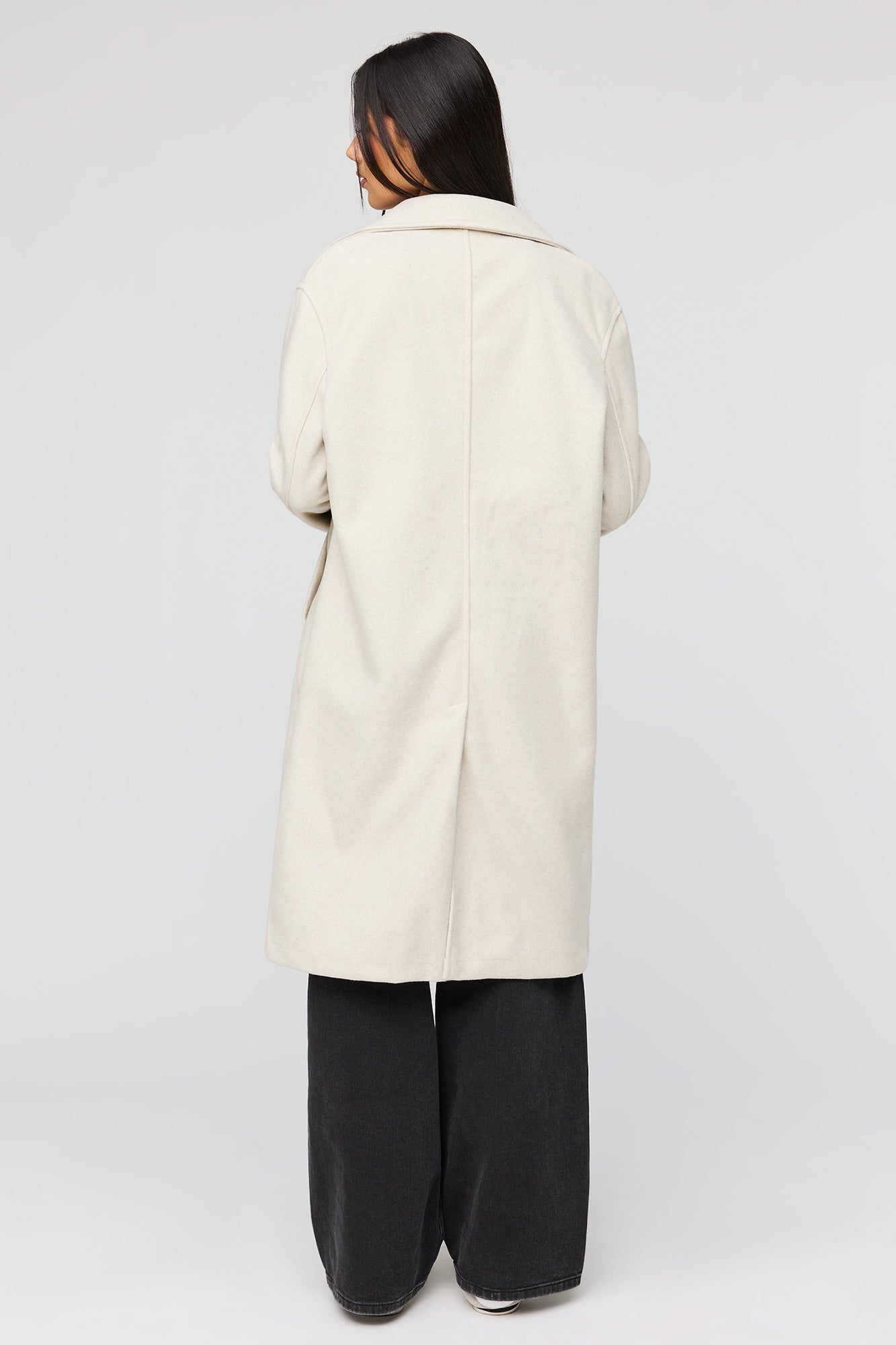 Faux Wool Coat