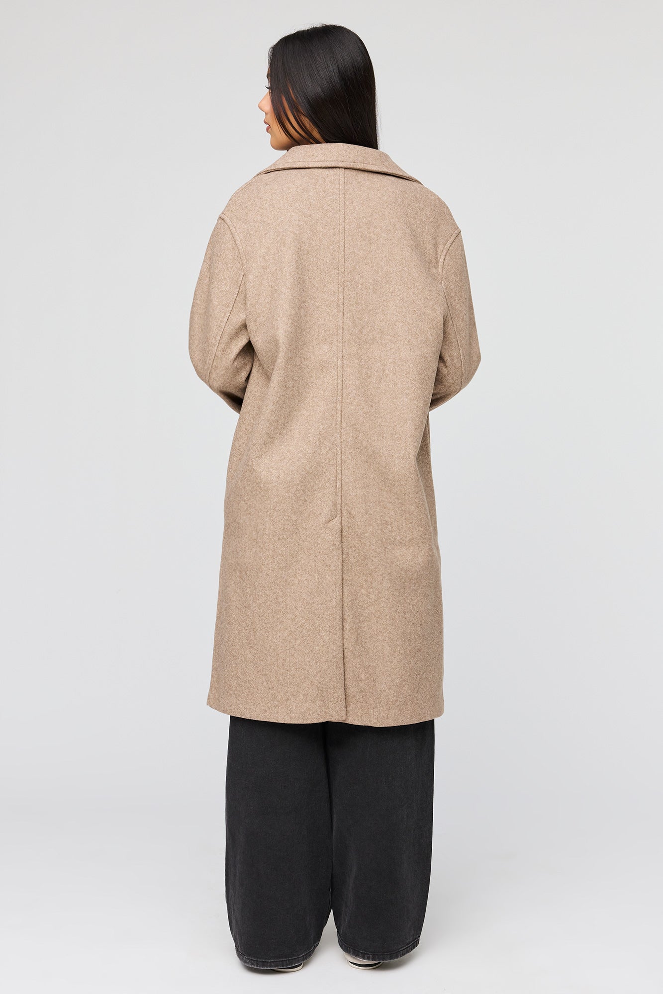 Faux Wool Coat