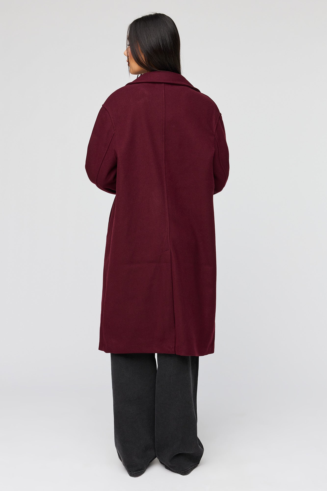 Faux Wool Coat