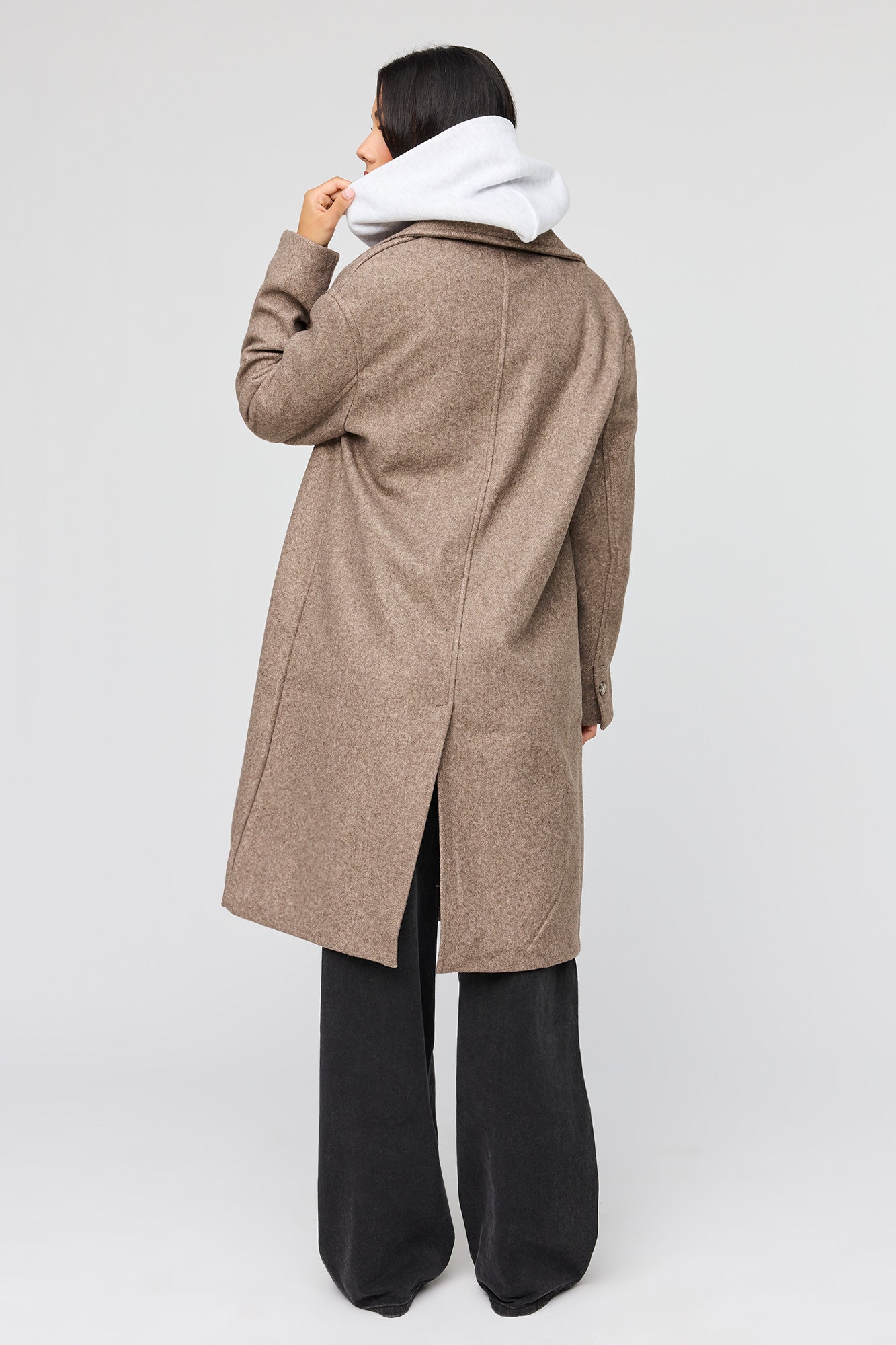 Faux Wool Coat
