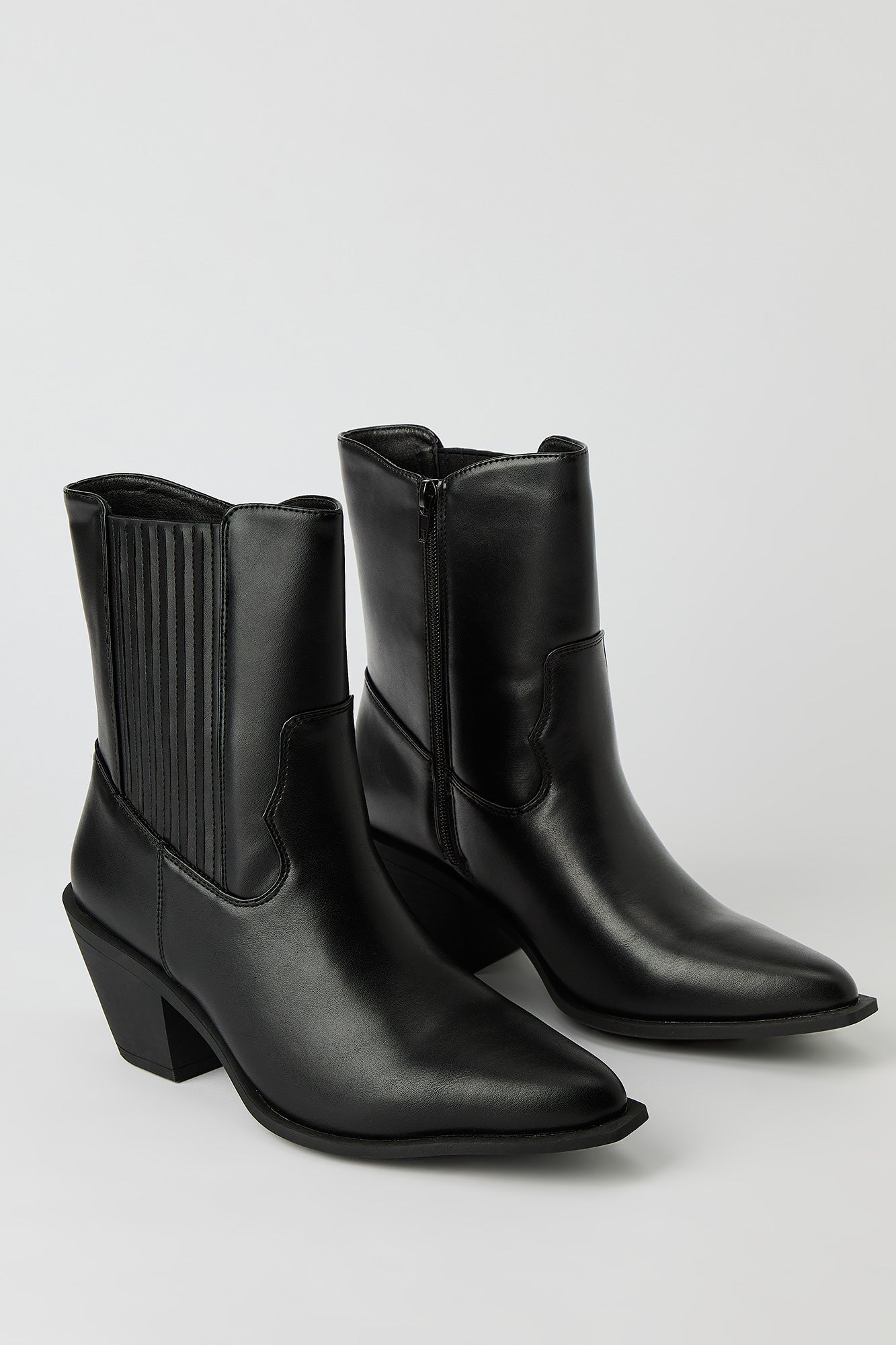 Western Heeled Boot