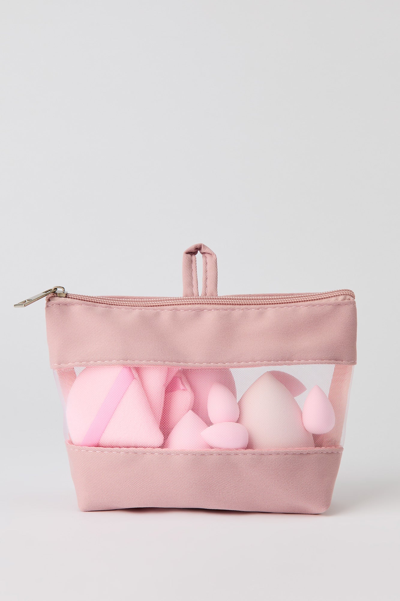 Makeup Bag & Sponge Set (14 Pcs)