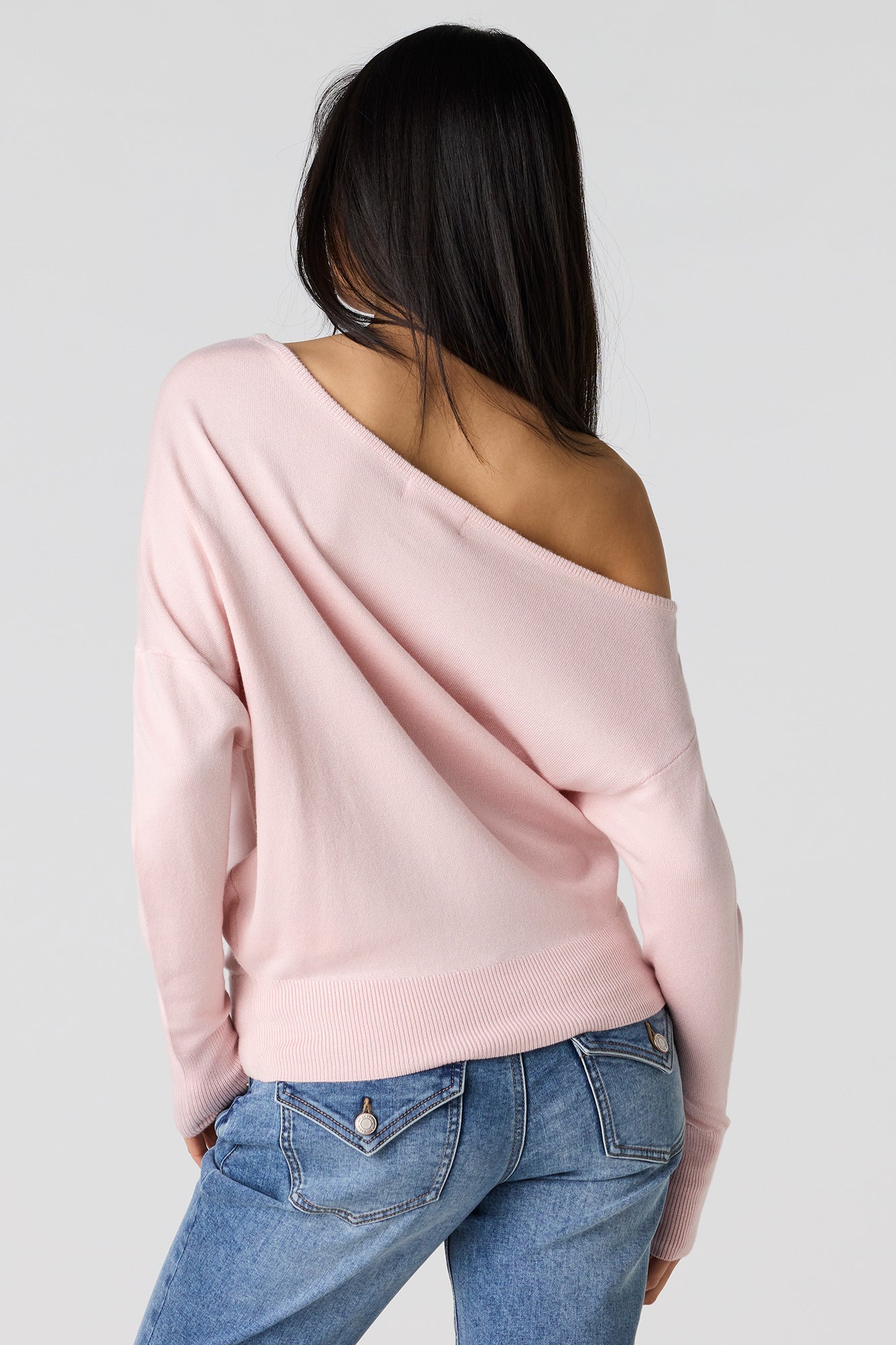 Off Shoulder Dolman Sweater