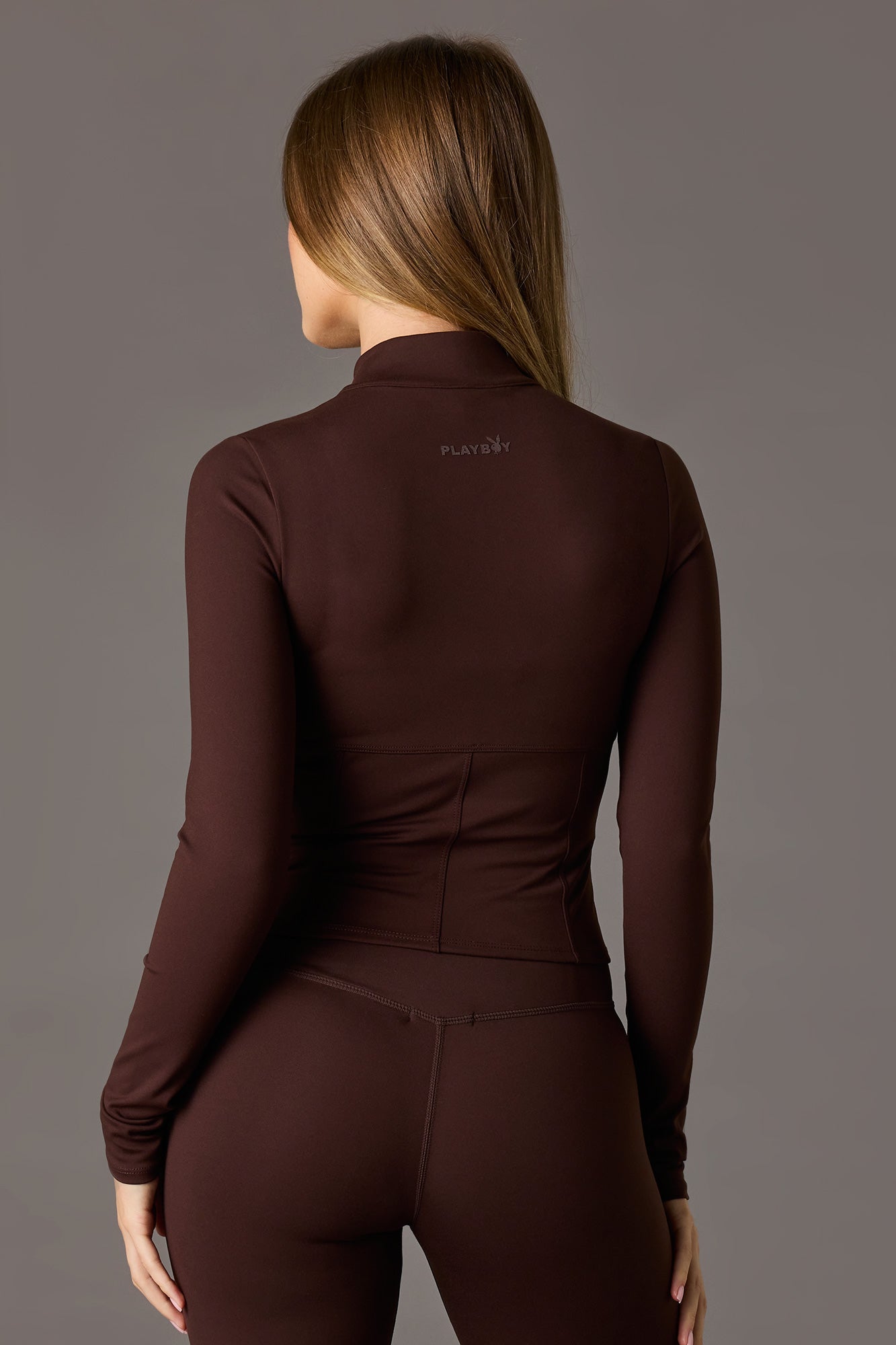 Playboy Active Zip-Up Corset Jacket