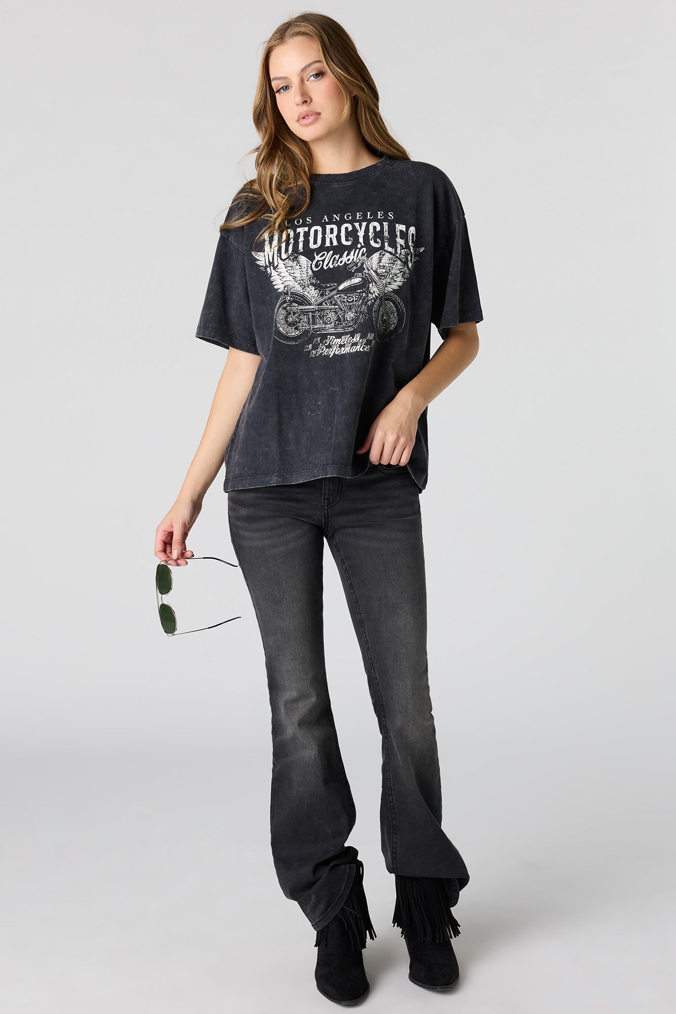 Washed Graphic Boyfriend T-Shirt