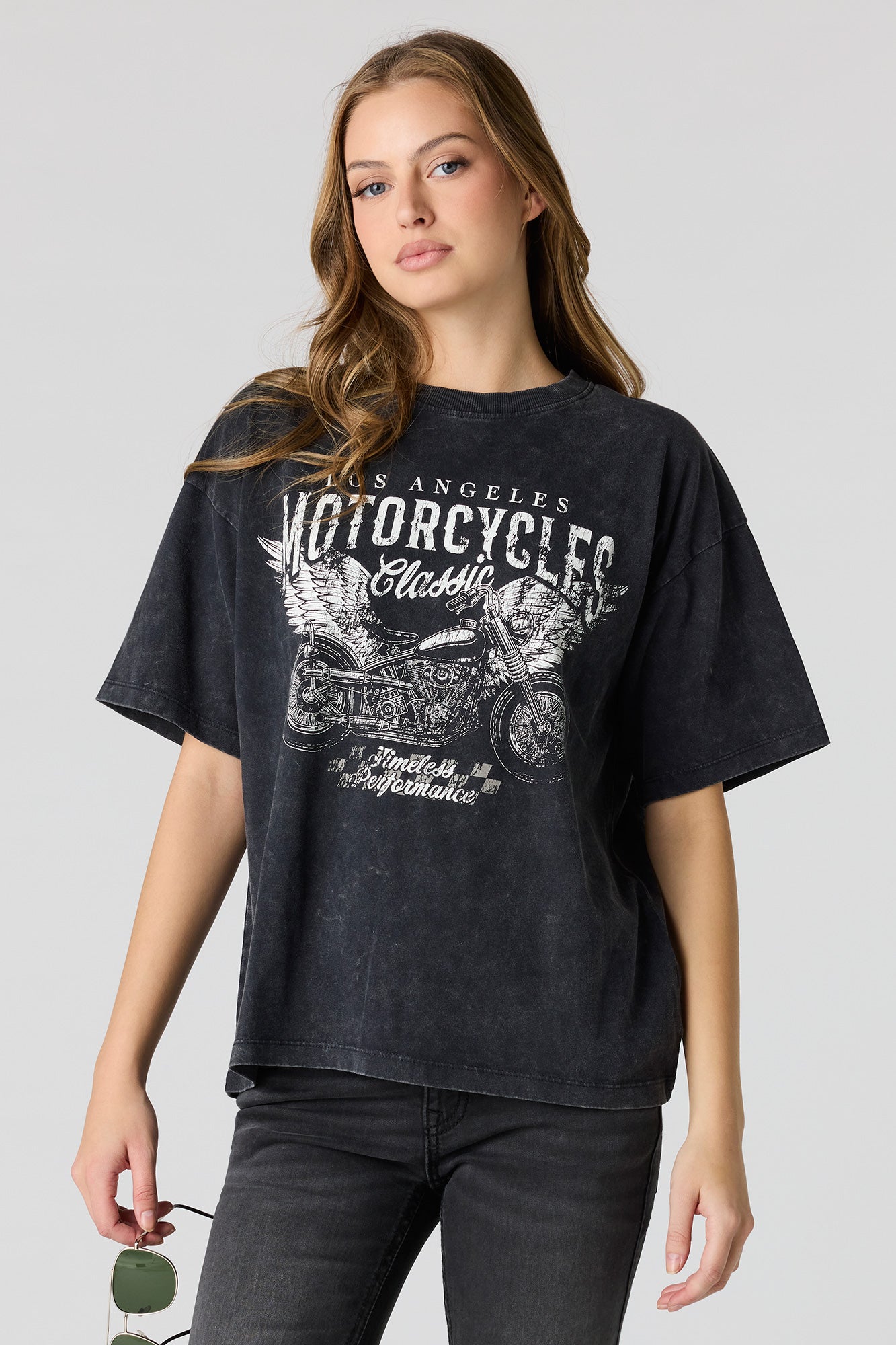 Washed Graphic Boyfriend T-Shirt