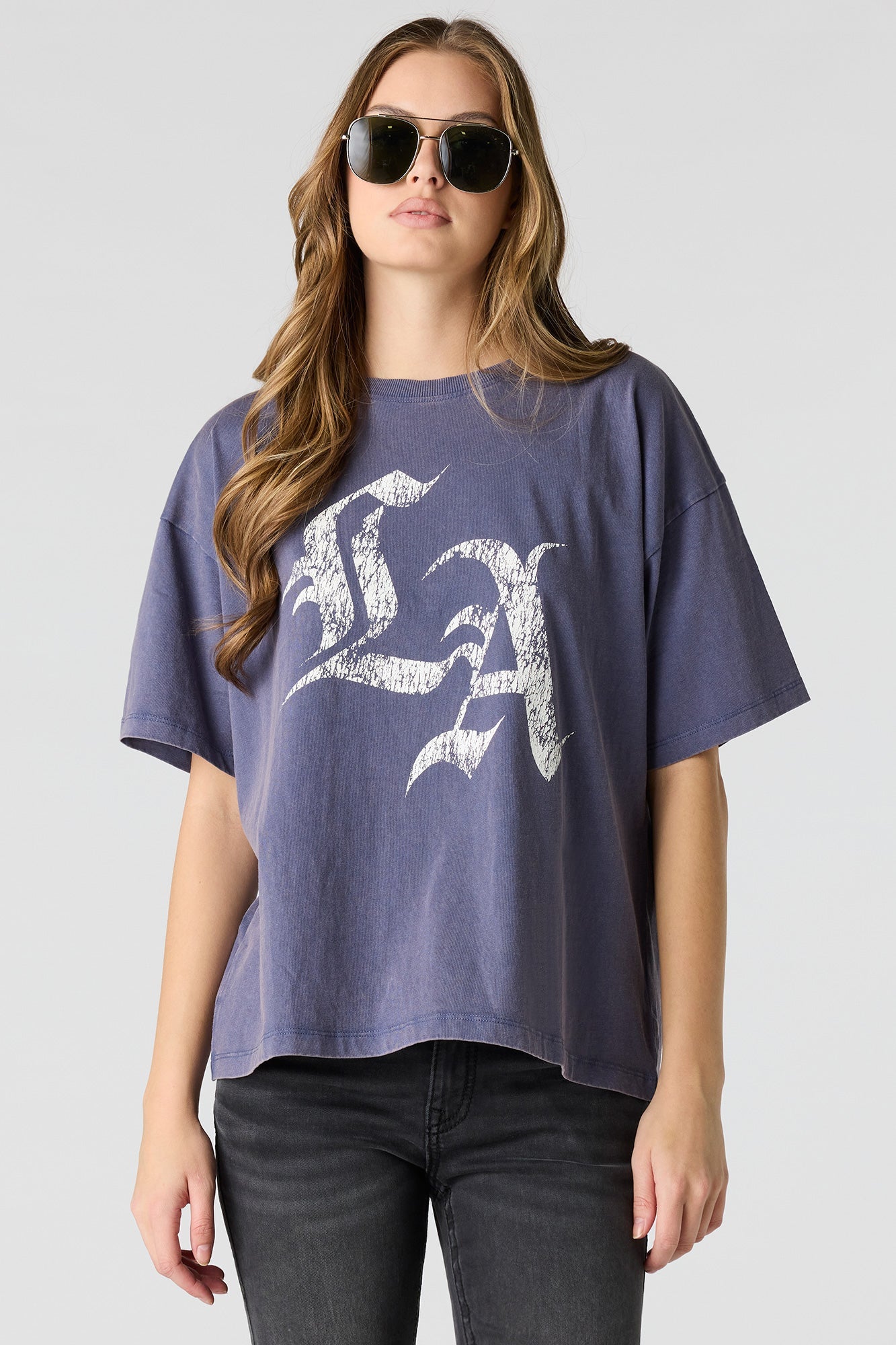 Washed Graphic Boyfriend T-Shirt