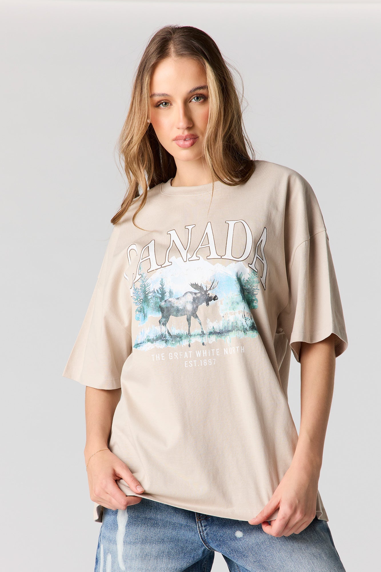 Canada Graphic Oversized T-Shirt