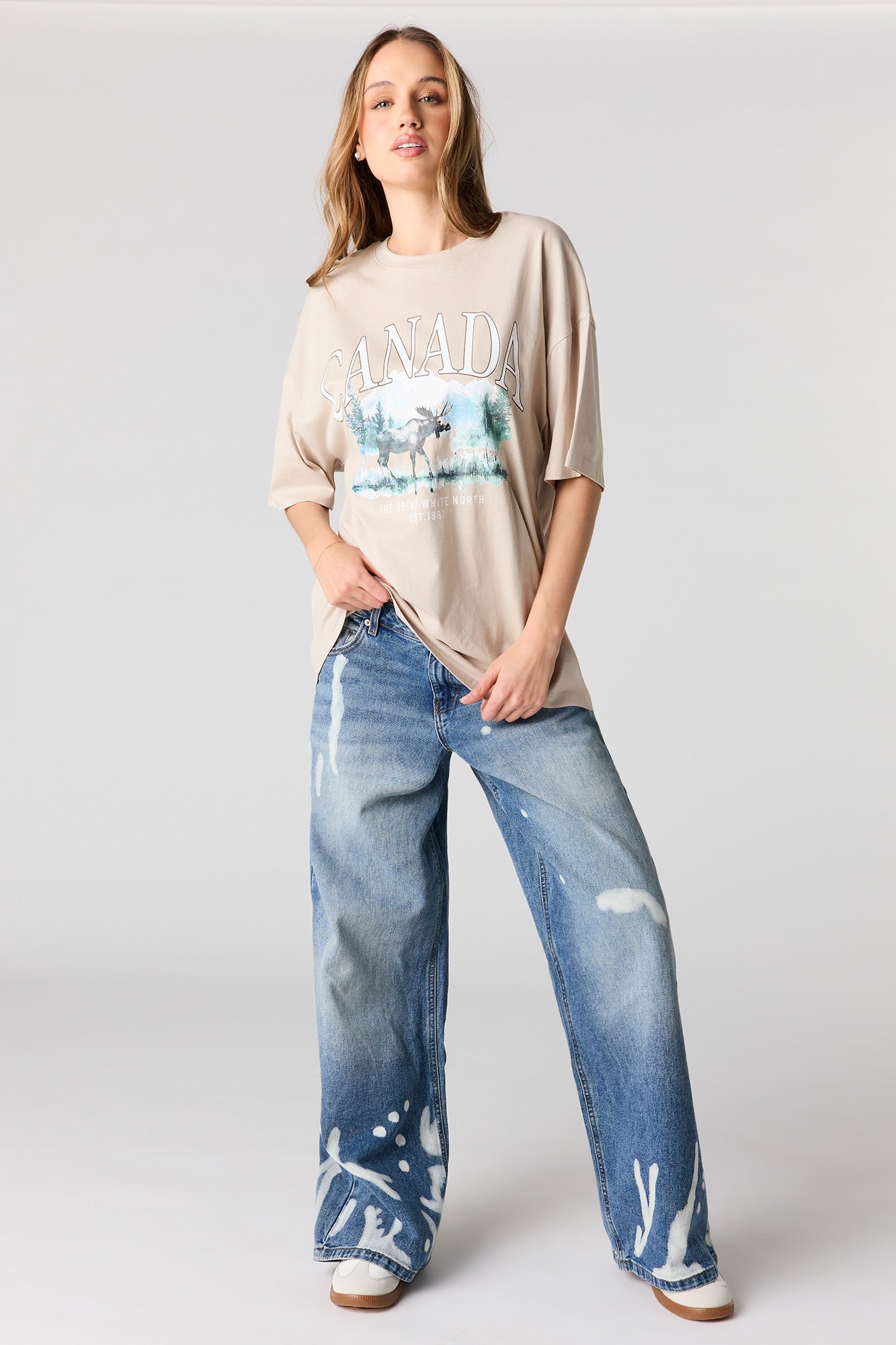 Canada Graphic Oversized T-Shirt