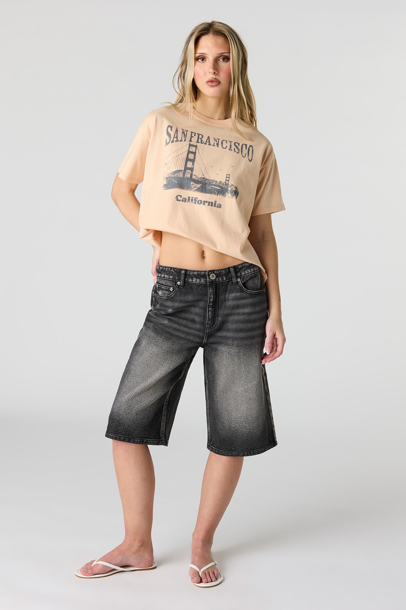 Graphic Washed Boyfriend T-Shirt