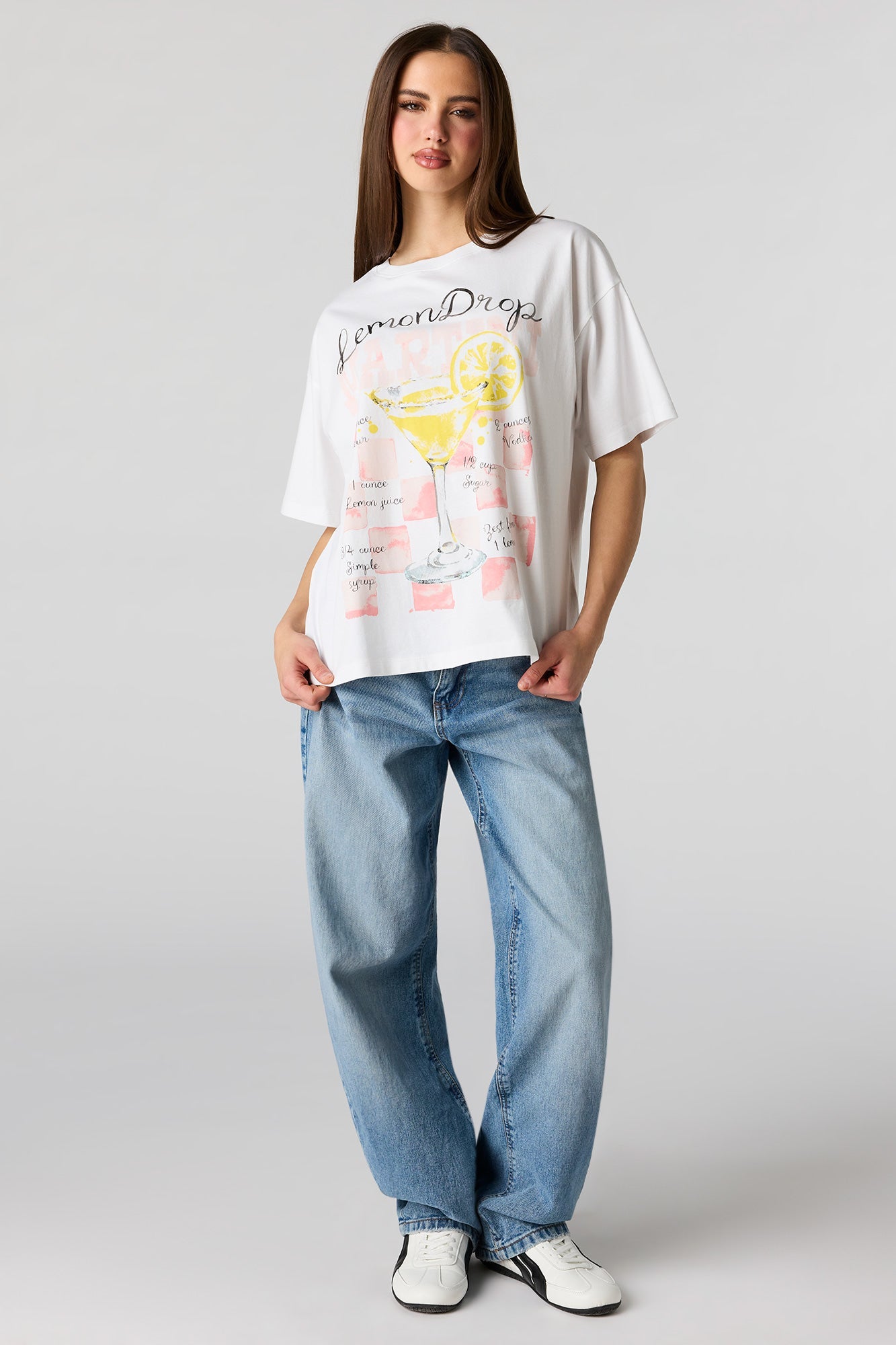 Cocktail Graphic Boyfriend T-Shirt