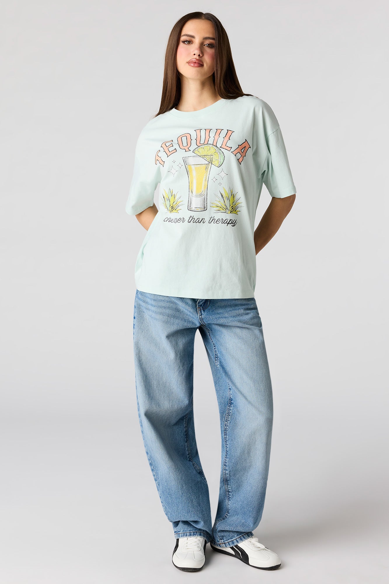 Cocktail Graphic Boyfriend T-Shirt