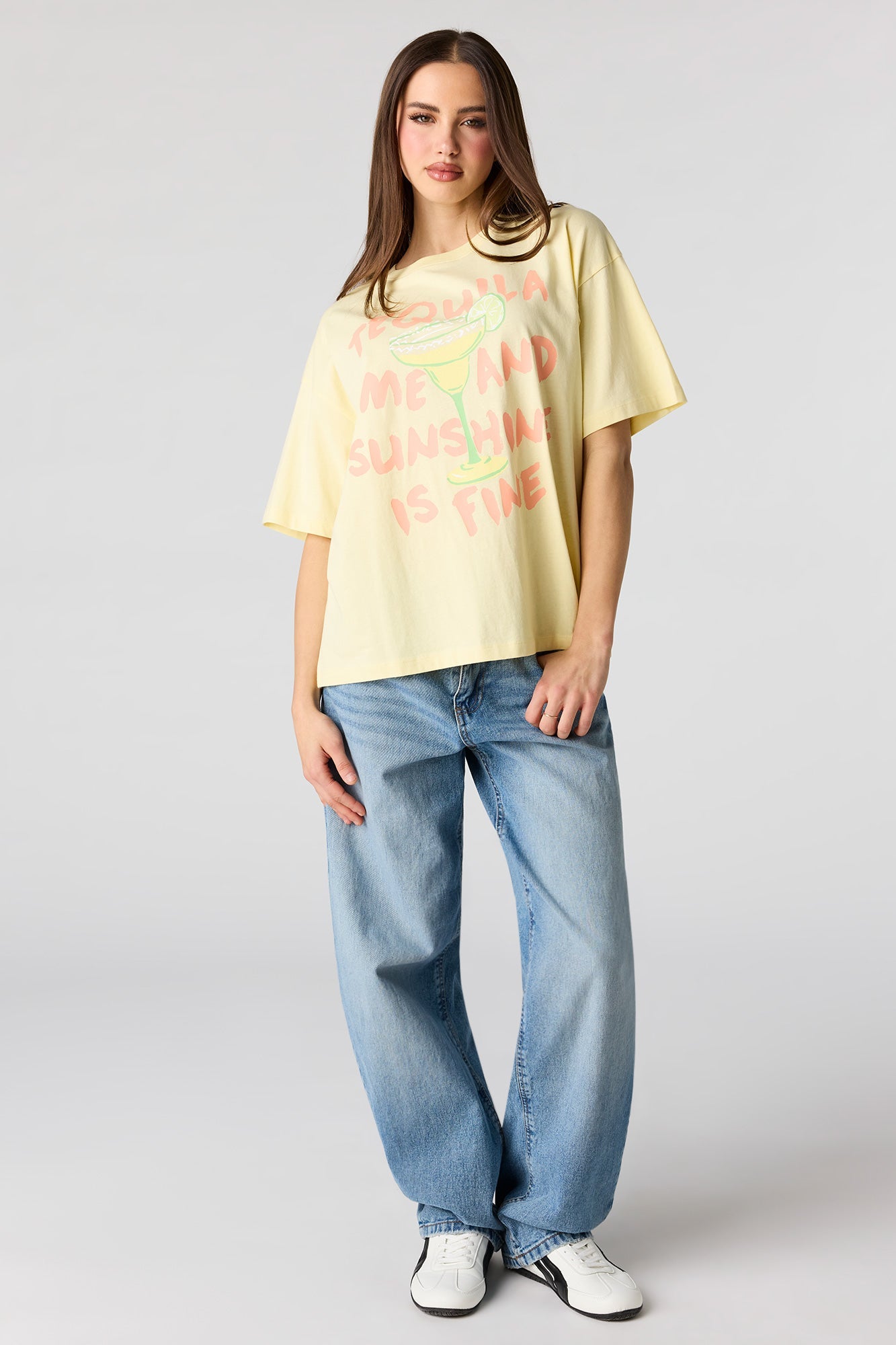 Cocktail Graphic Boyfriend T-Shirt