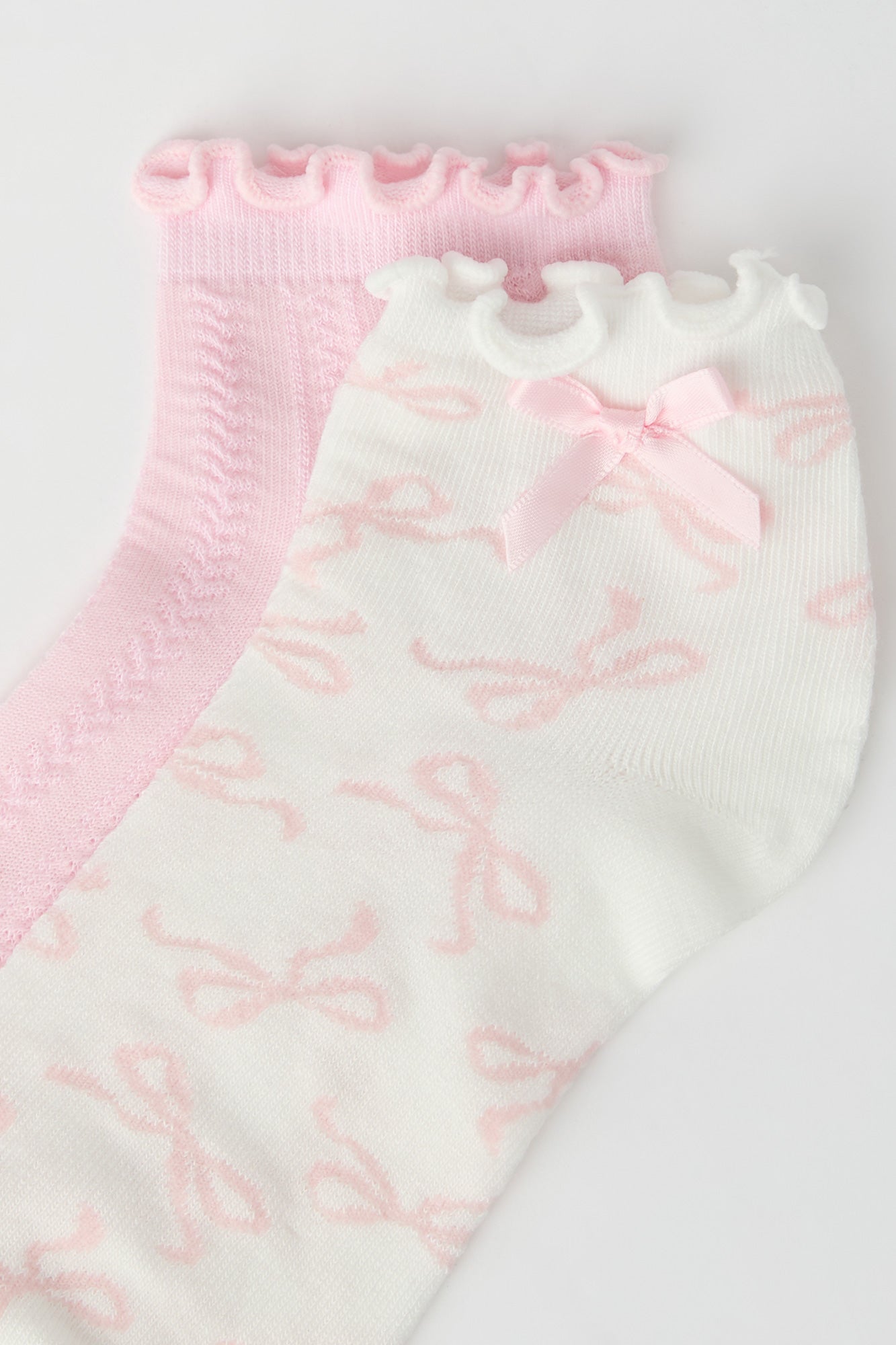 Bow Ruffle Socks (5 Pack)