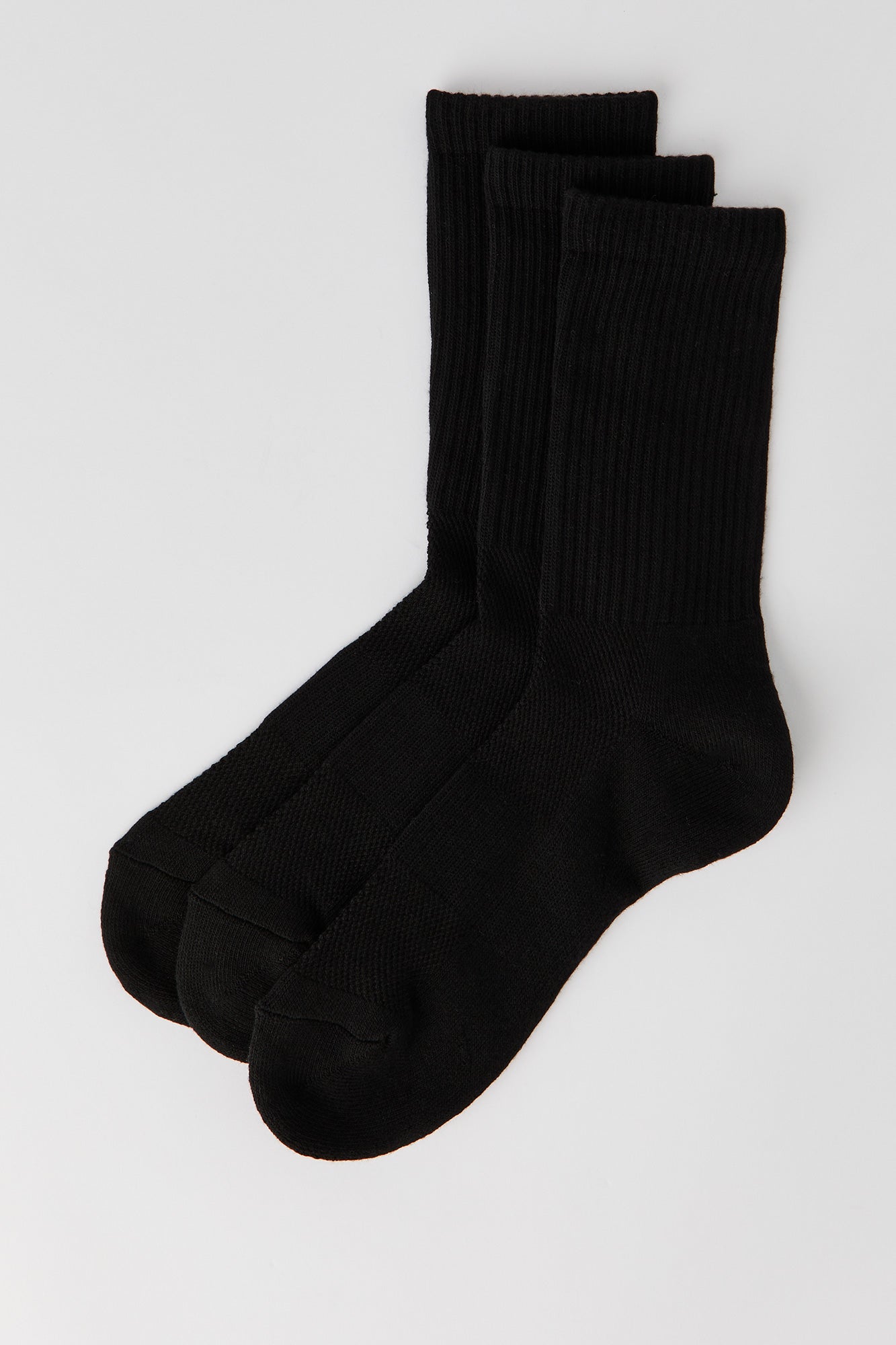 Cotton Cushion Crew Socks (3 Pack)