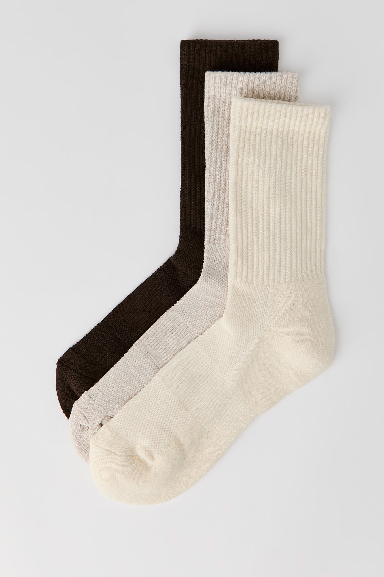 Cotton Cushion Crew Socks (3 Pack)
