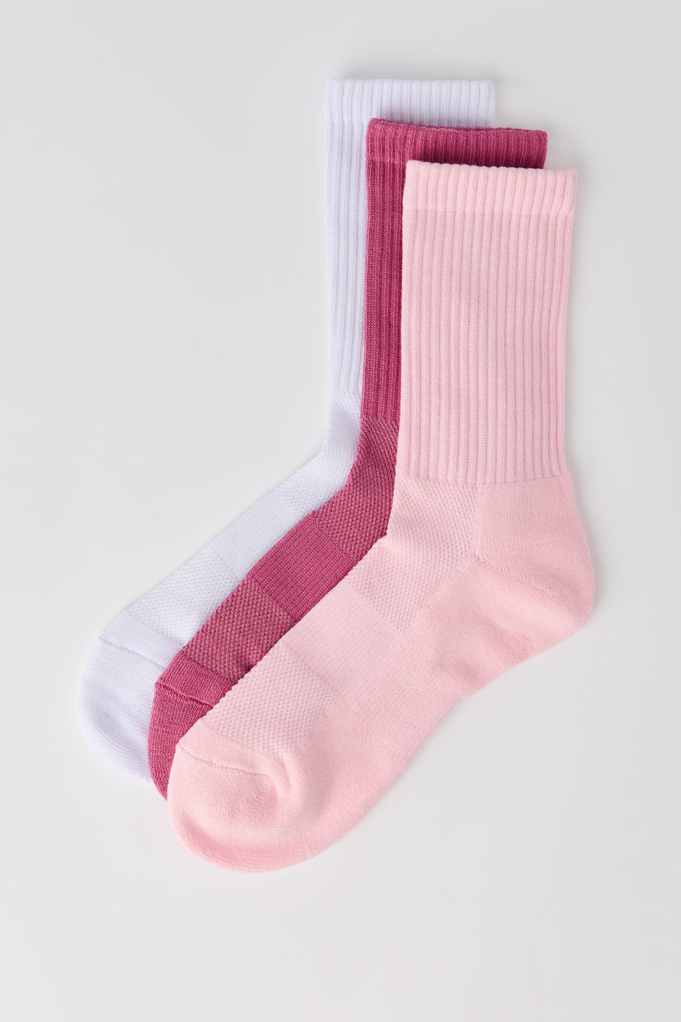 Cotton Cushion Crew Socks (3 Pack)