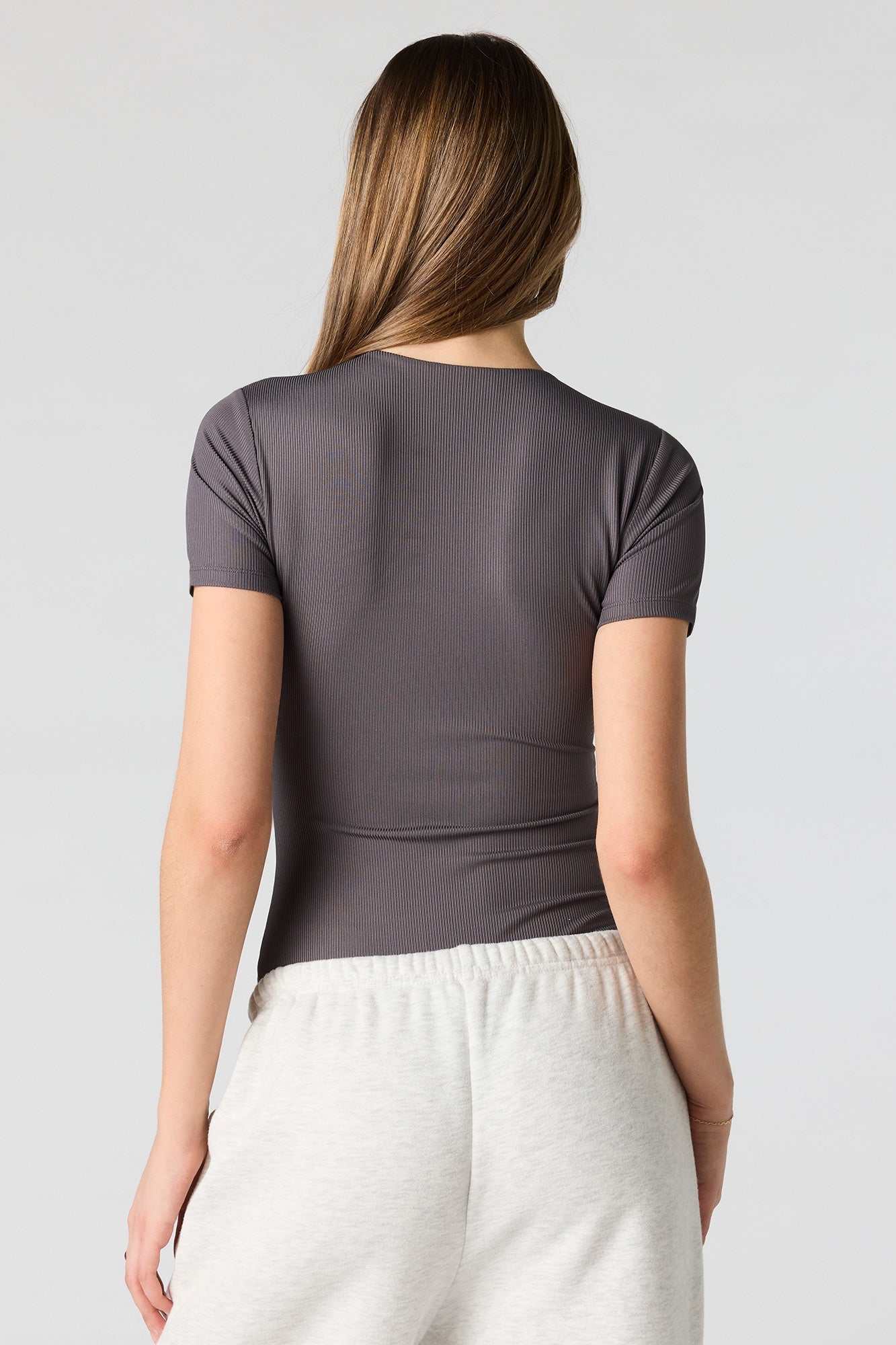 Ribbed T-Shirt Bodysuit