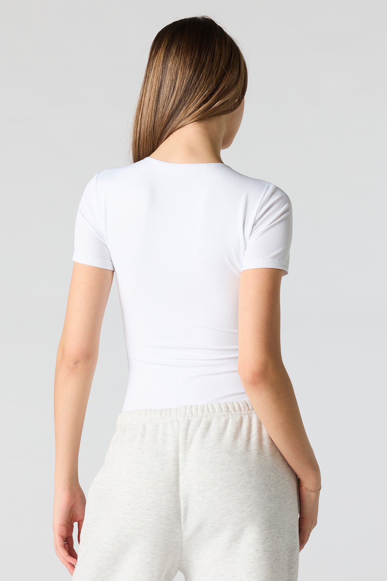 Ribbed T-Shirt Bodysuit