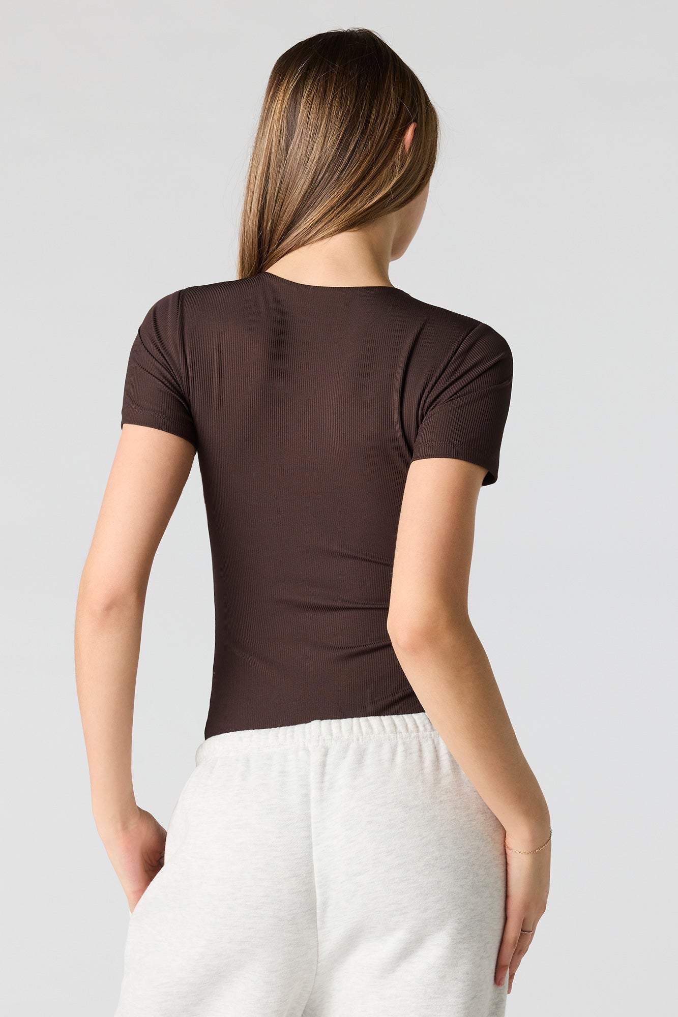 Ribbed T-Shirt Bodysuit