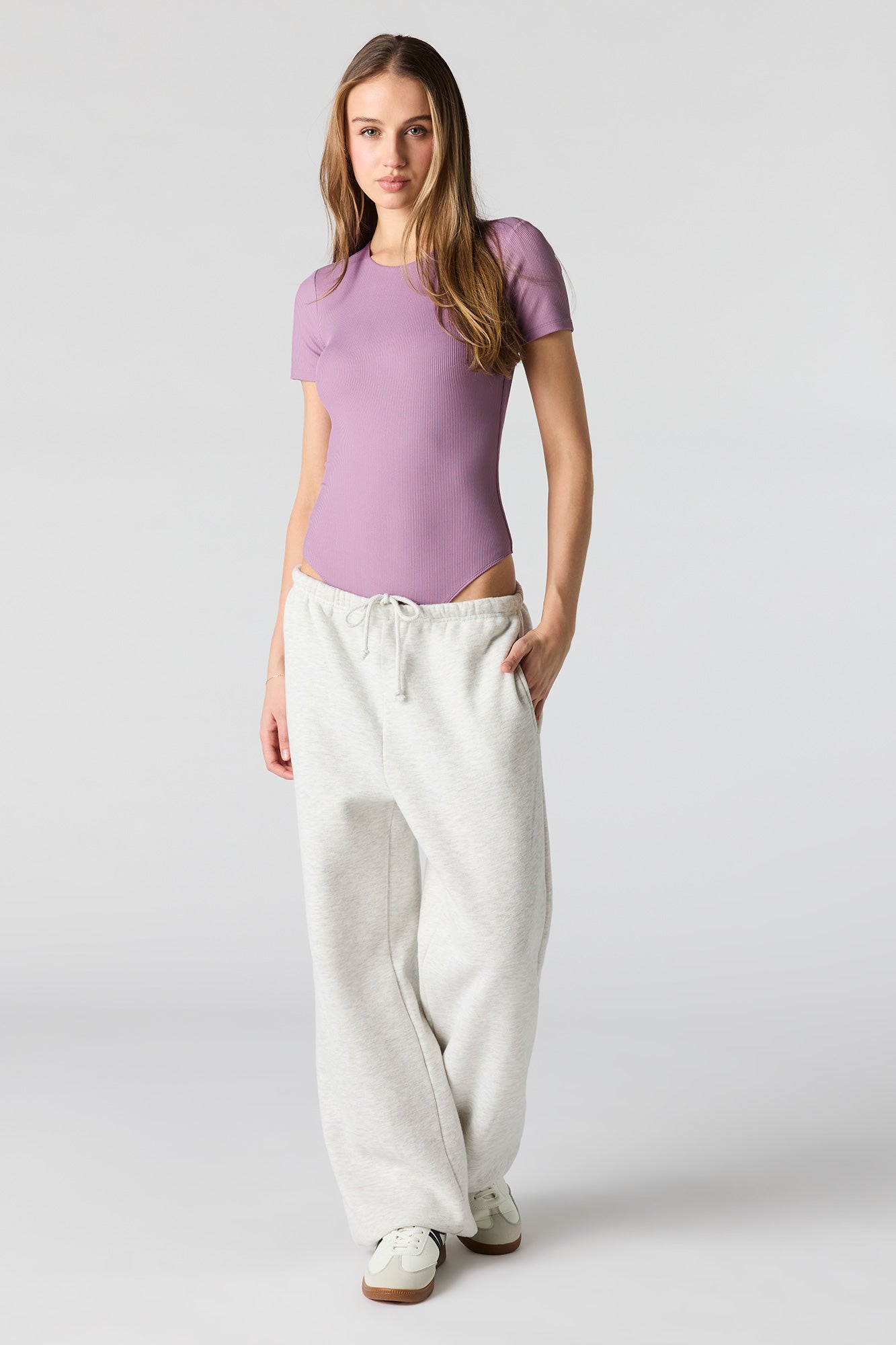 Ribbed T-Shirt Bodysuit