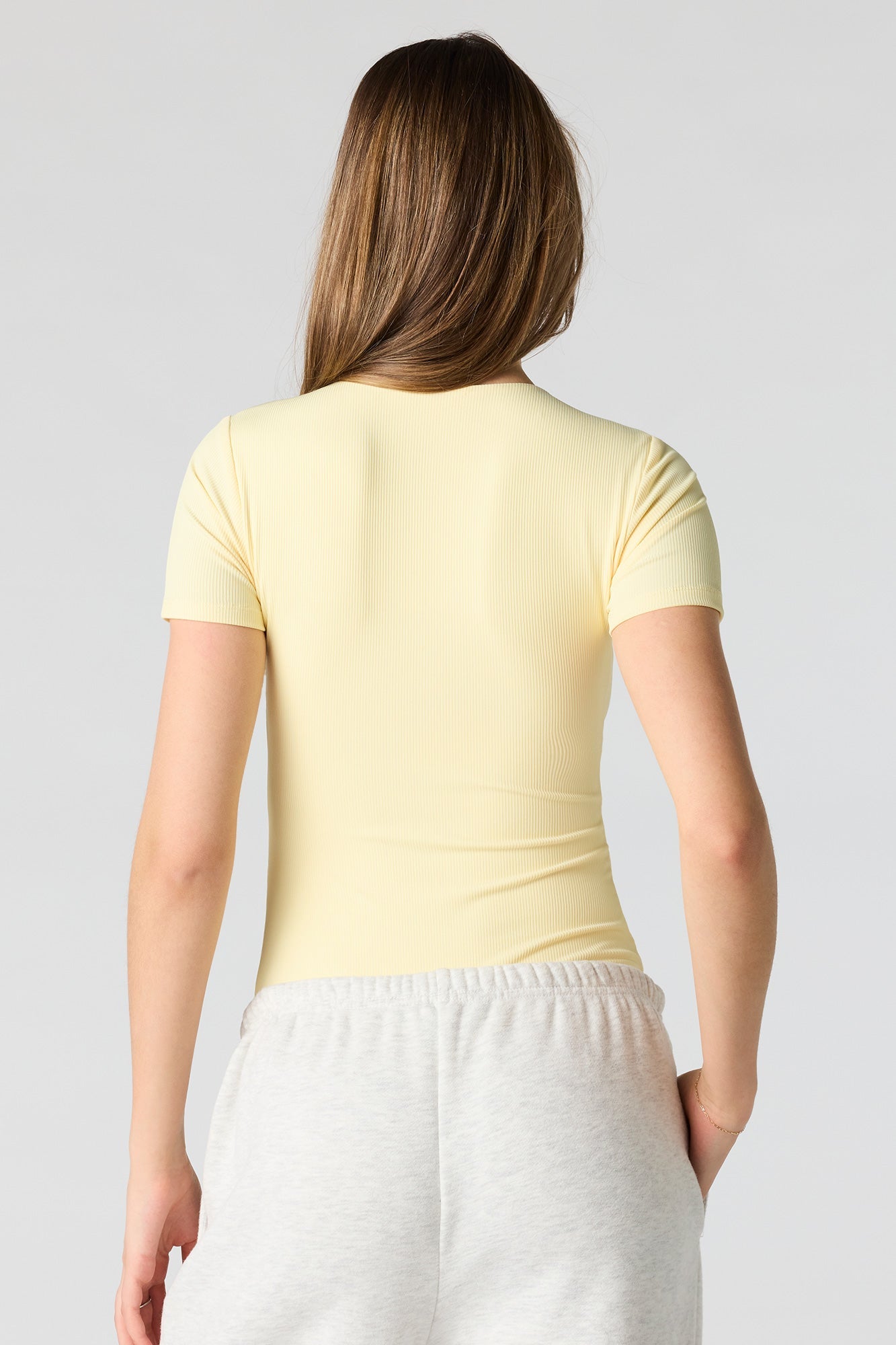 Ribbed T-Shirt Bodysuit